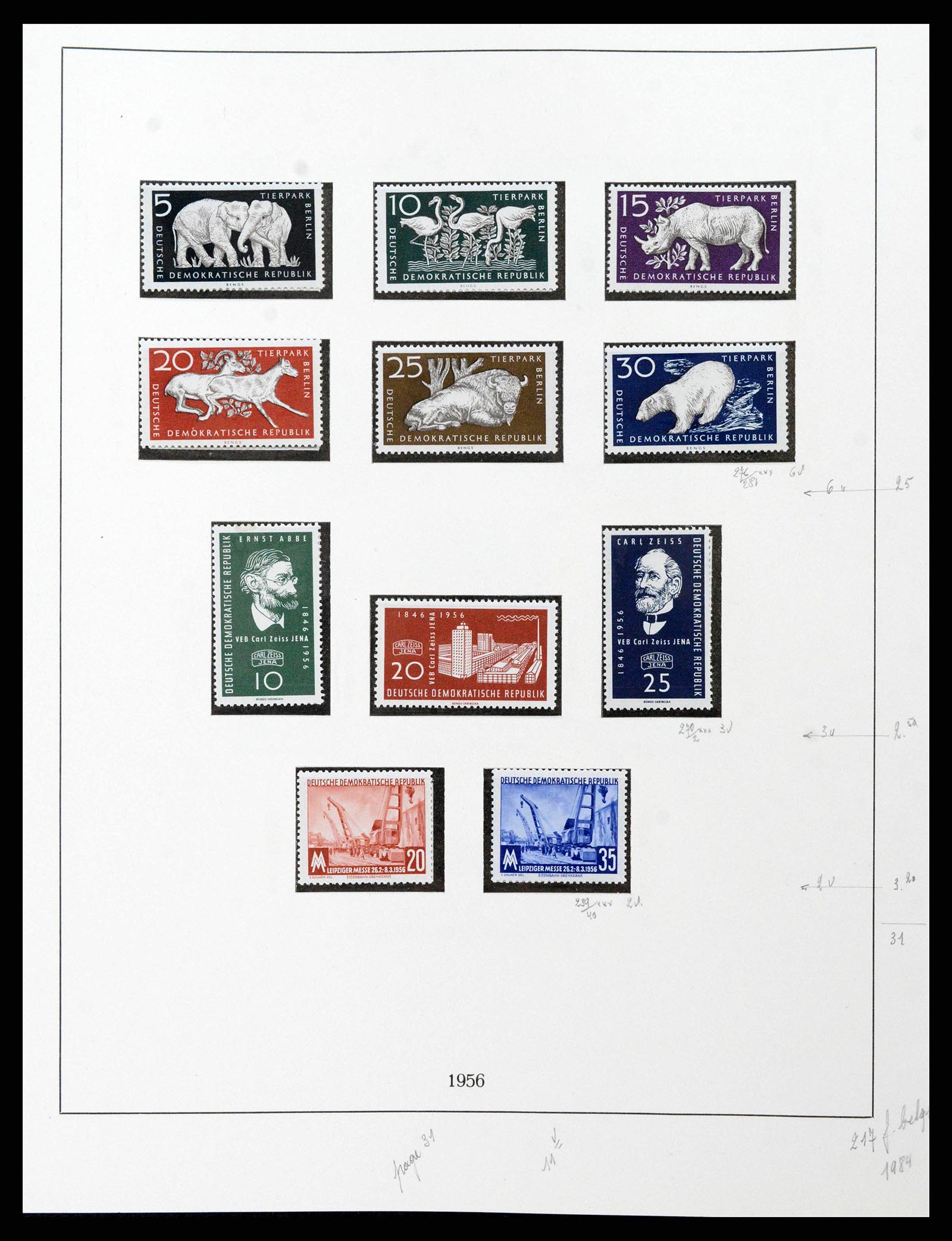 38678 0035 - Postzegelverzameling 38678 DDR 1949-1971.