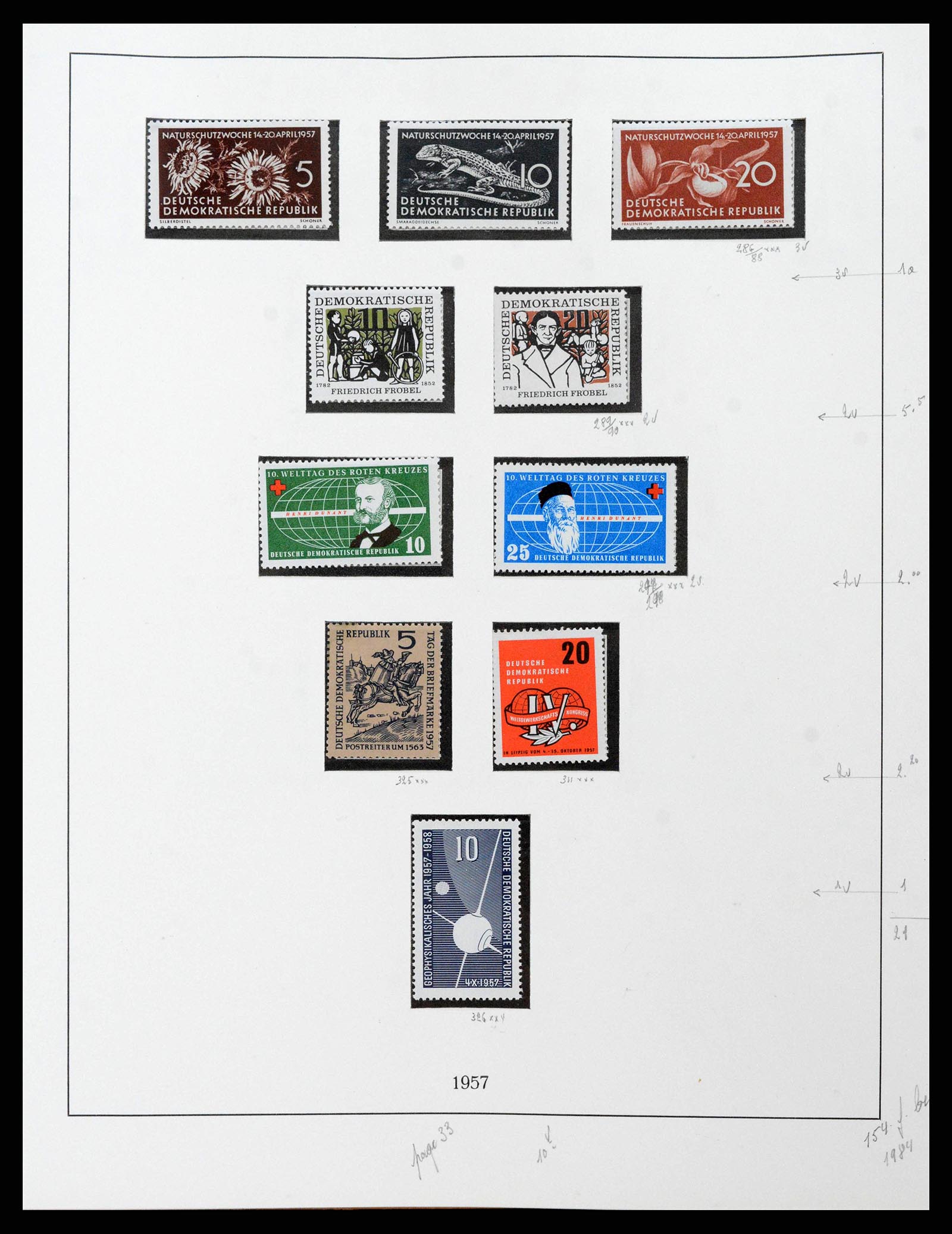 38678 0037 - Postzegelverzameling 38678 DDR 1949-1971.