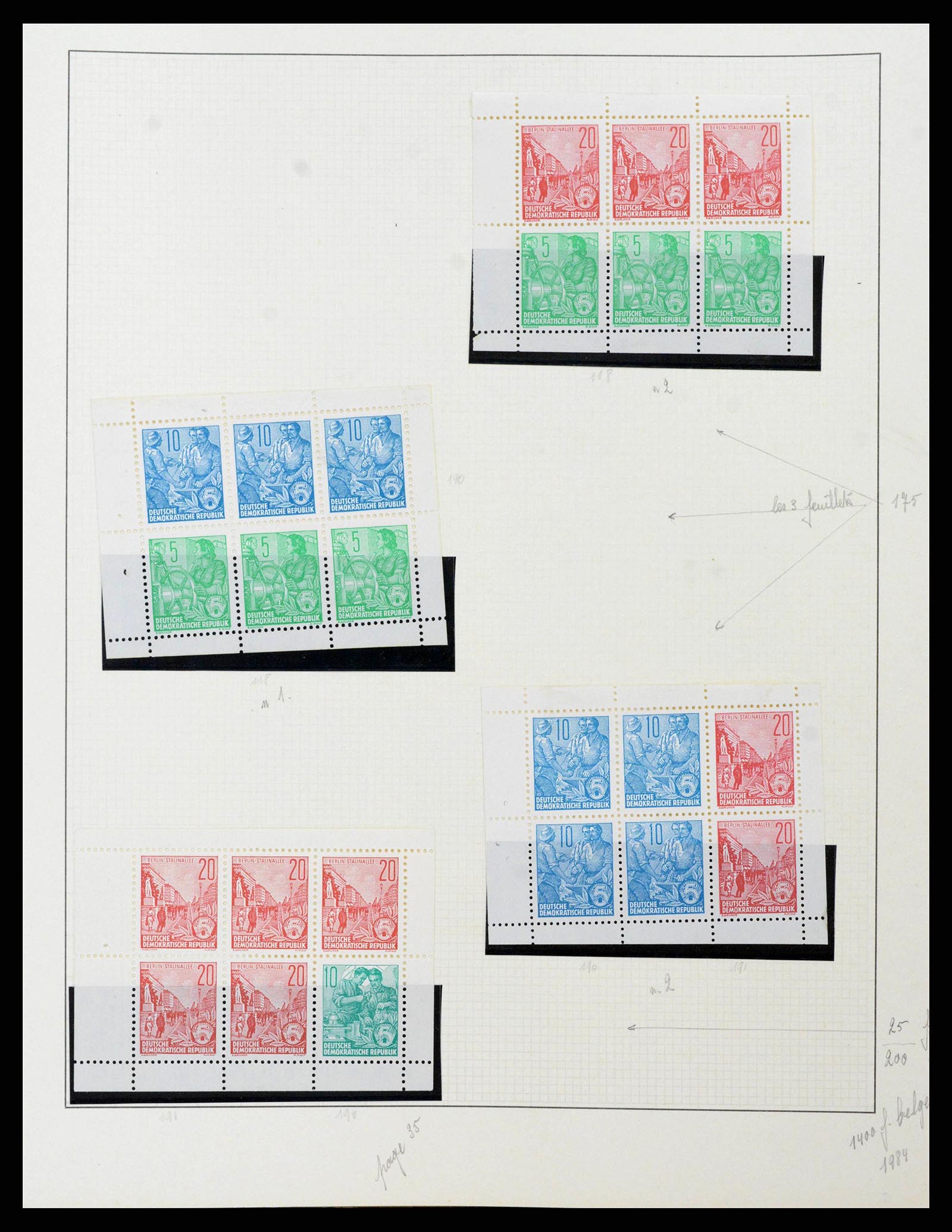 38678 0039 - Stamp collection 38678 GDR 1949-1971.
