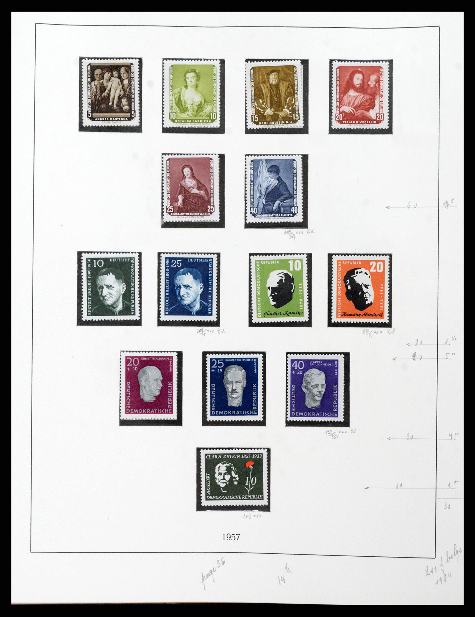38678 0040 - Postzegelverzameling 38678 DDR 1949-1971.