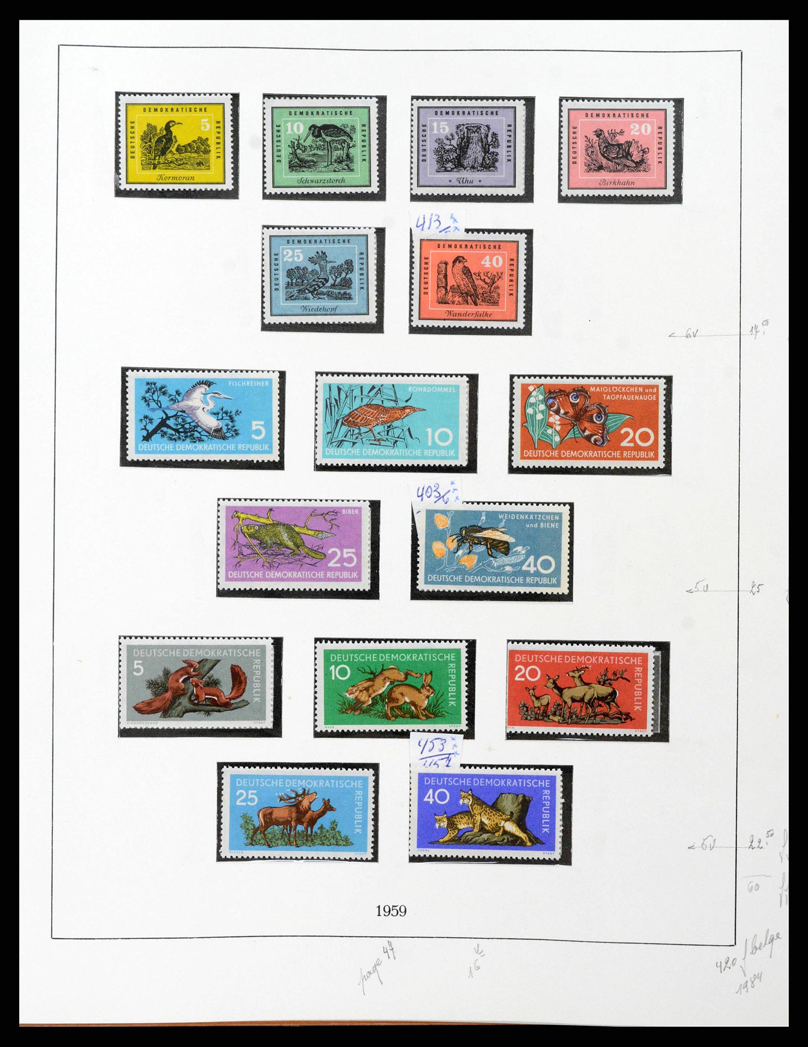 38678 0051 - Postzegelverzameling 38678 DDR 1949-1971.