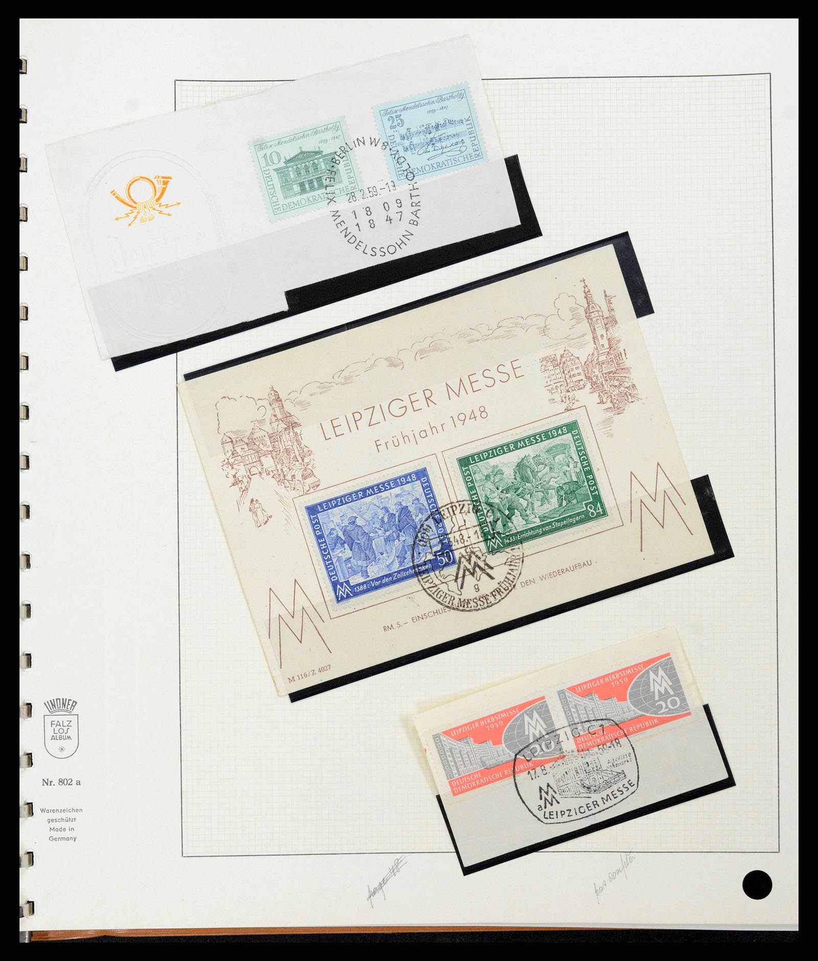 38678 0052 - Postzegelverzameling 38678 DDR 1949-1971.