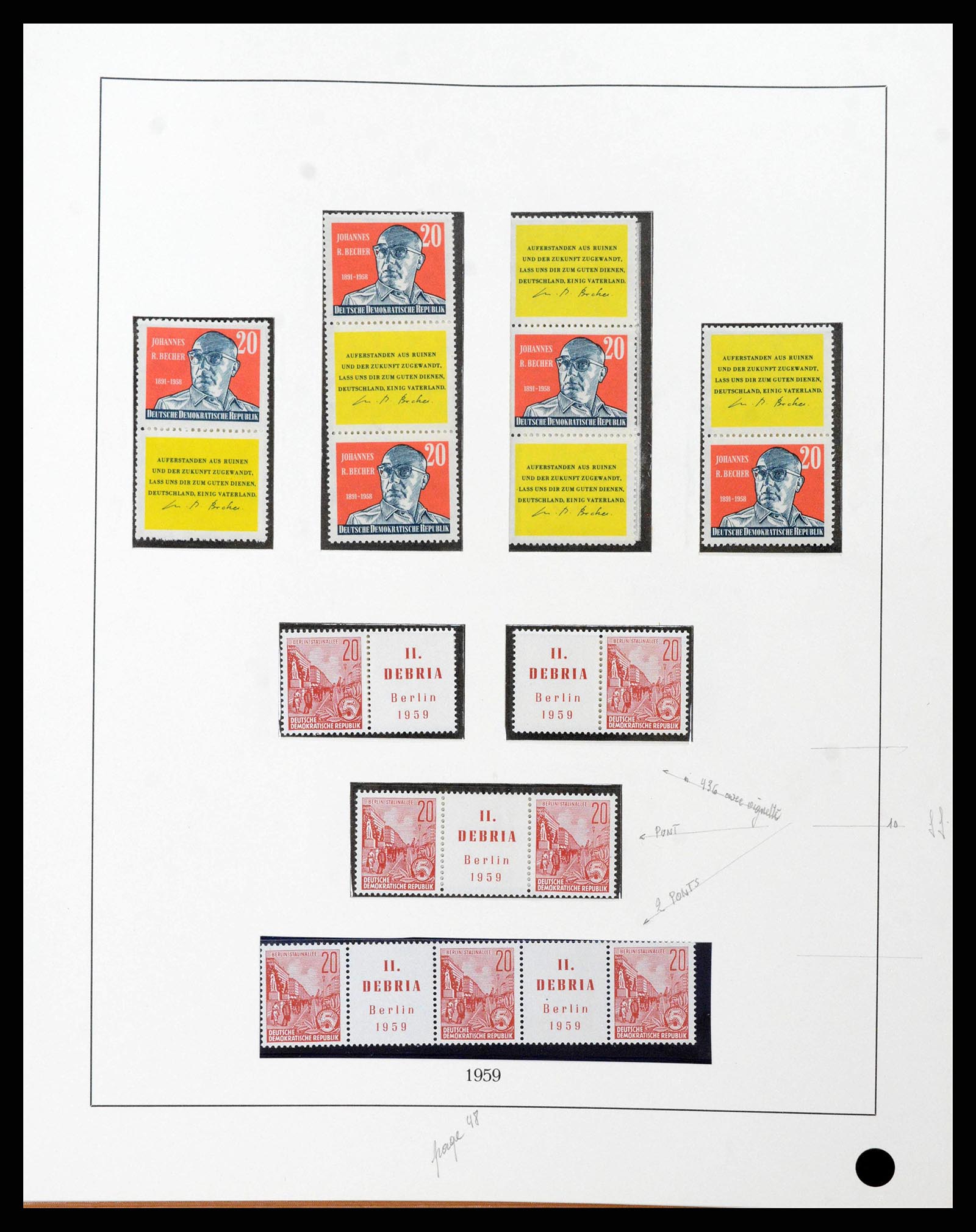 38678 0053 - Stamp collection 38678 GDR 1949-1971.