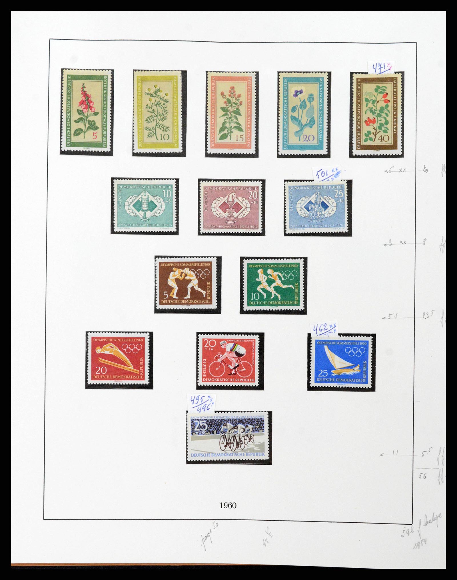 38678 0055 - Postzegelverzameling 38678 DDR 1949-1971.