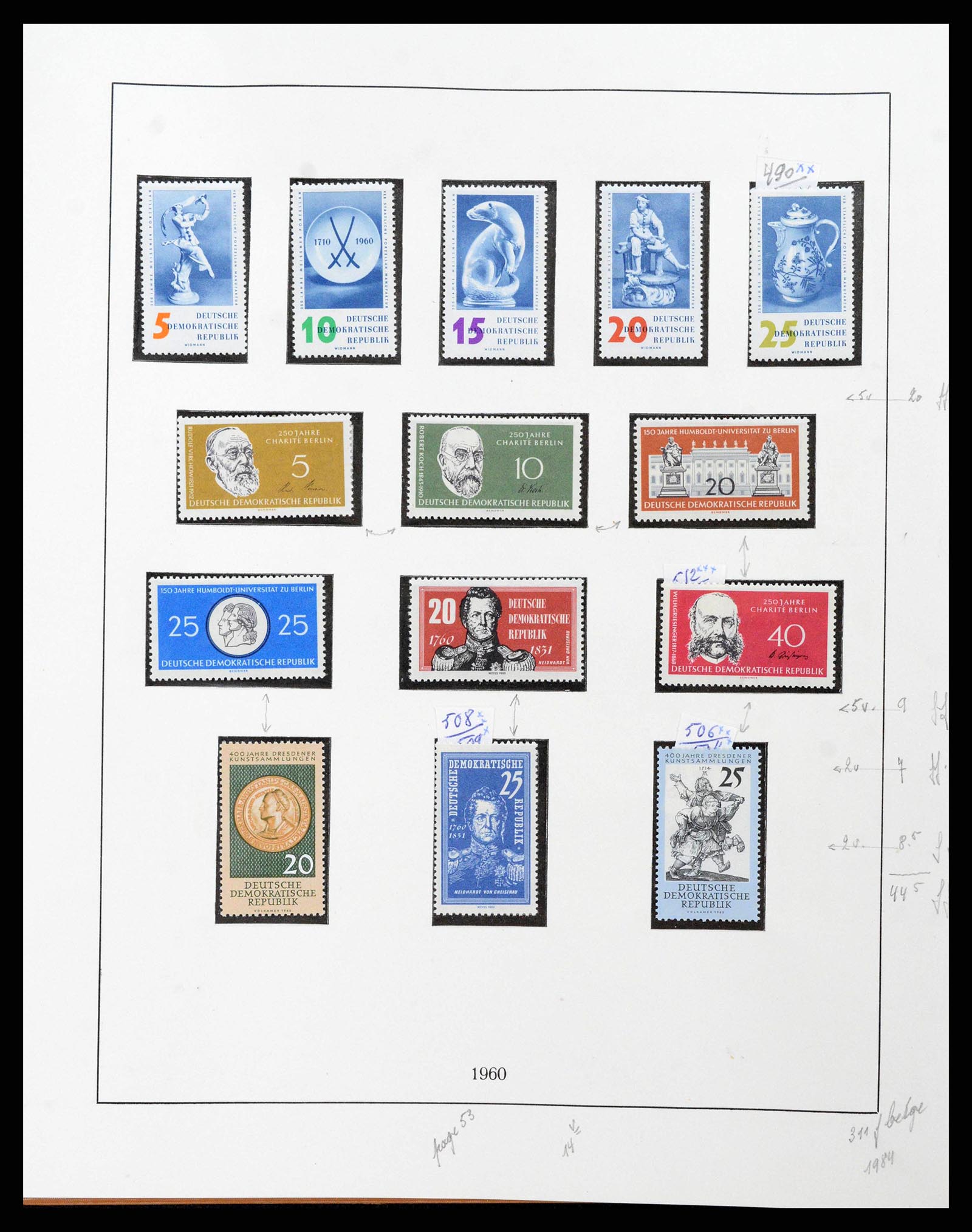 38678 0058 - Postzegelverzameling 38678 DDR 1949-1971.