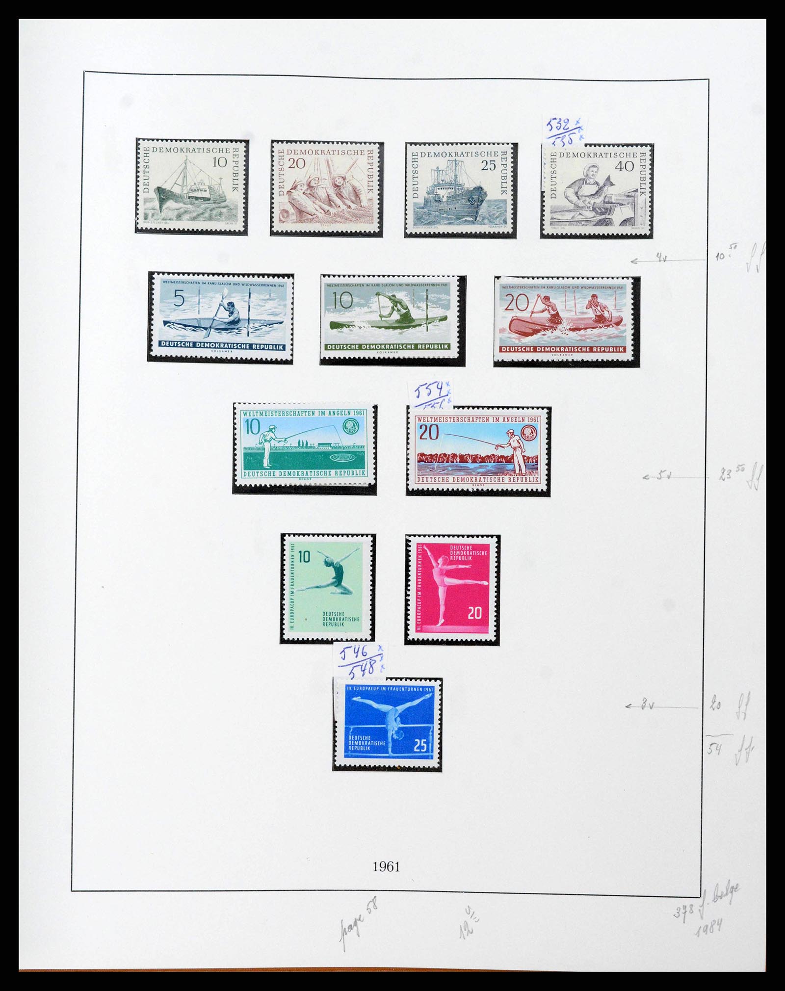 38678 0063 - Postzegelverzameling 38678 DDR 1949-1971.