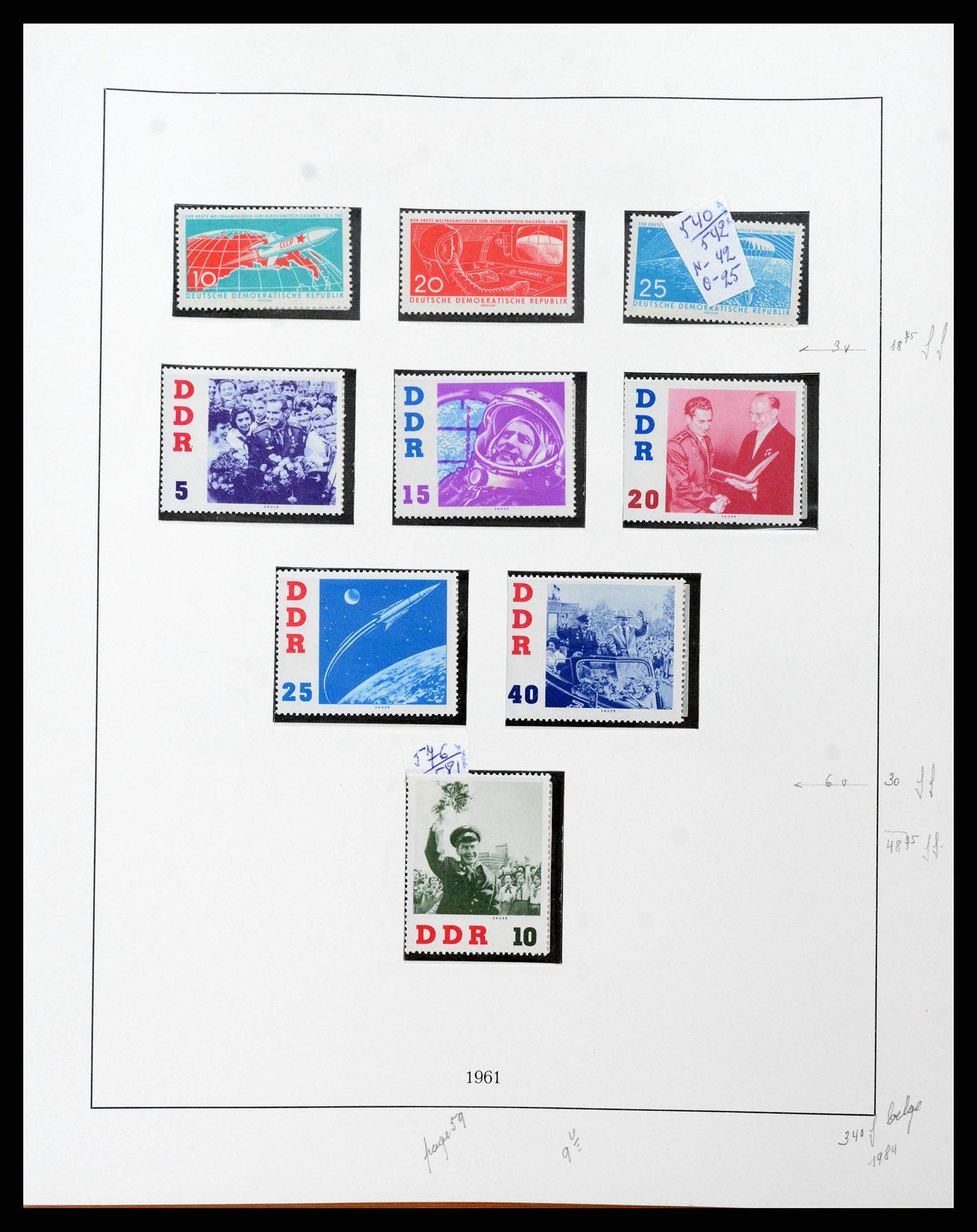 38678 0064 - Postzegelverzameling 38678 DDR 1949-1971.