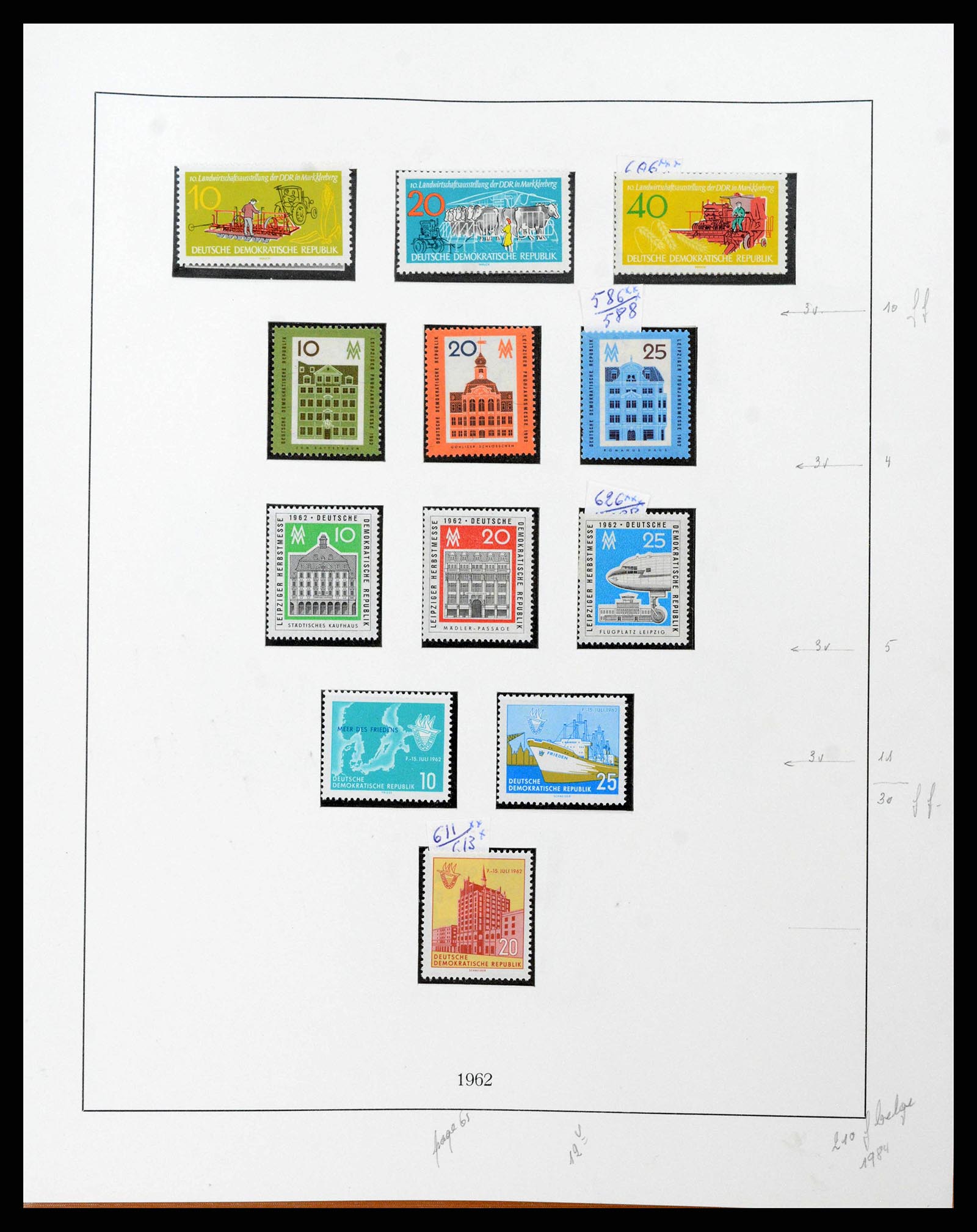 38678 0066 - Postzegelverzameling 38678 DDR 1949-1971.