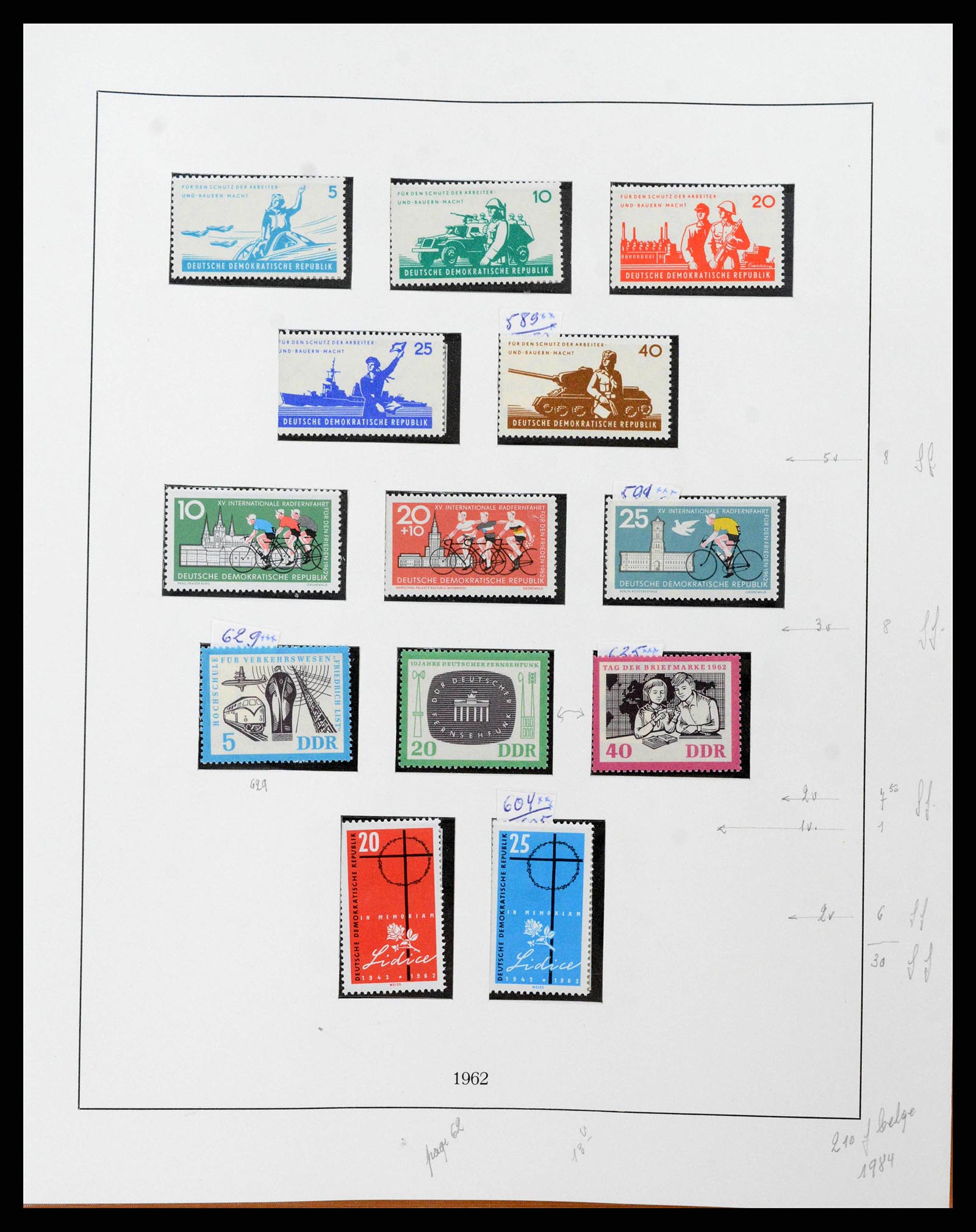 38678 0067 - Stamp collection 38678 GDR 1949-1971.