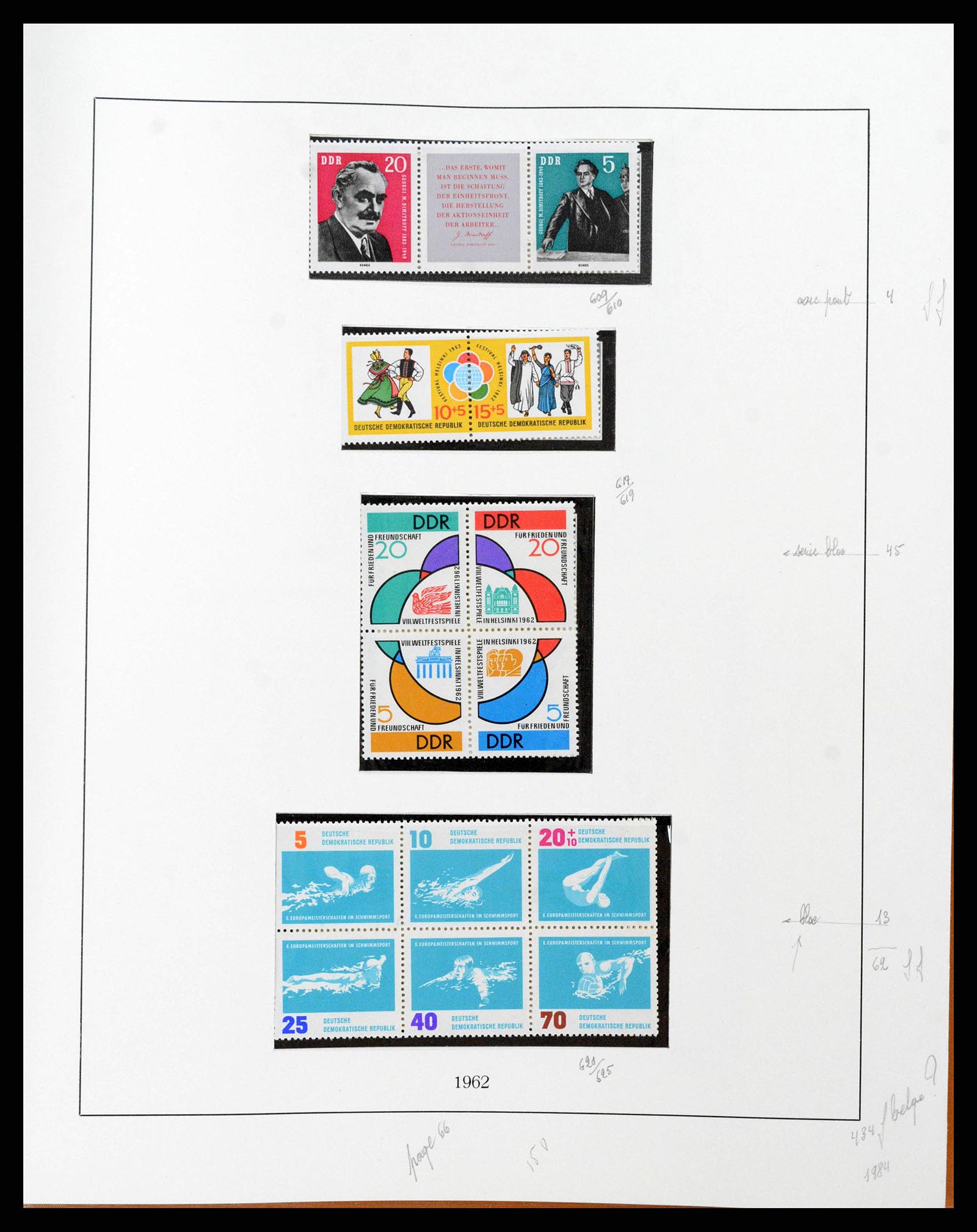 38678 0071 - Postzegelverzameling 38678 DDR 1949-1971.