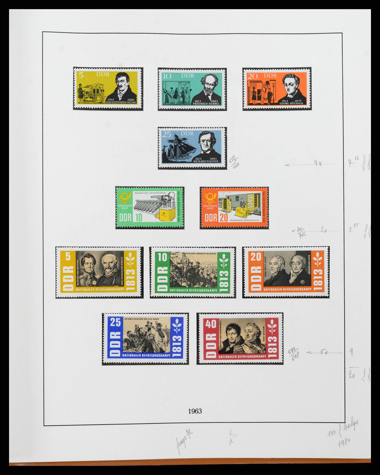 38678 0077 - Postzegelverzameling 38678 DDR 1949-1971.