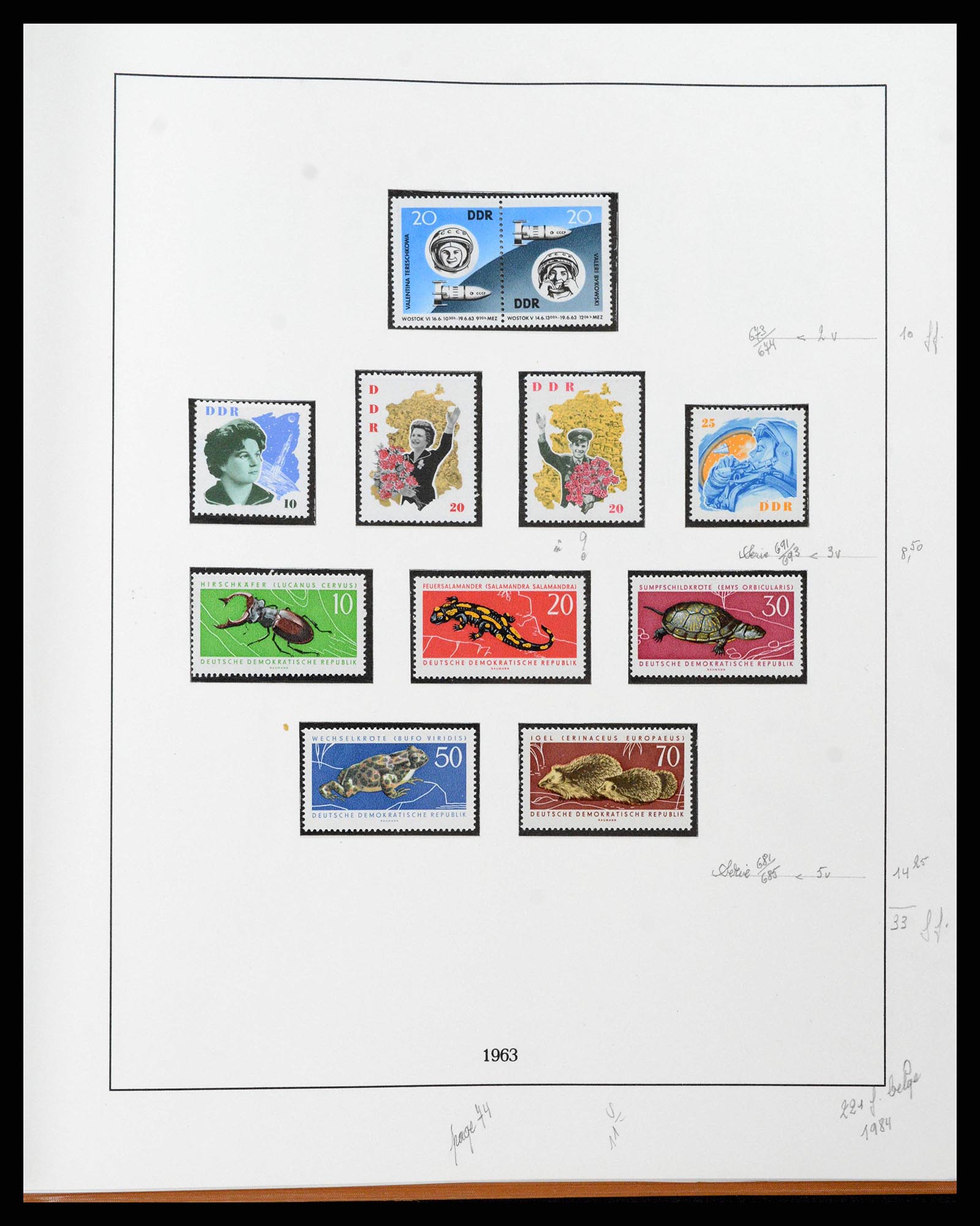 38678 0079 - Postzegelverzameling 38678 DDR 1949-1971.