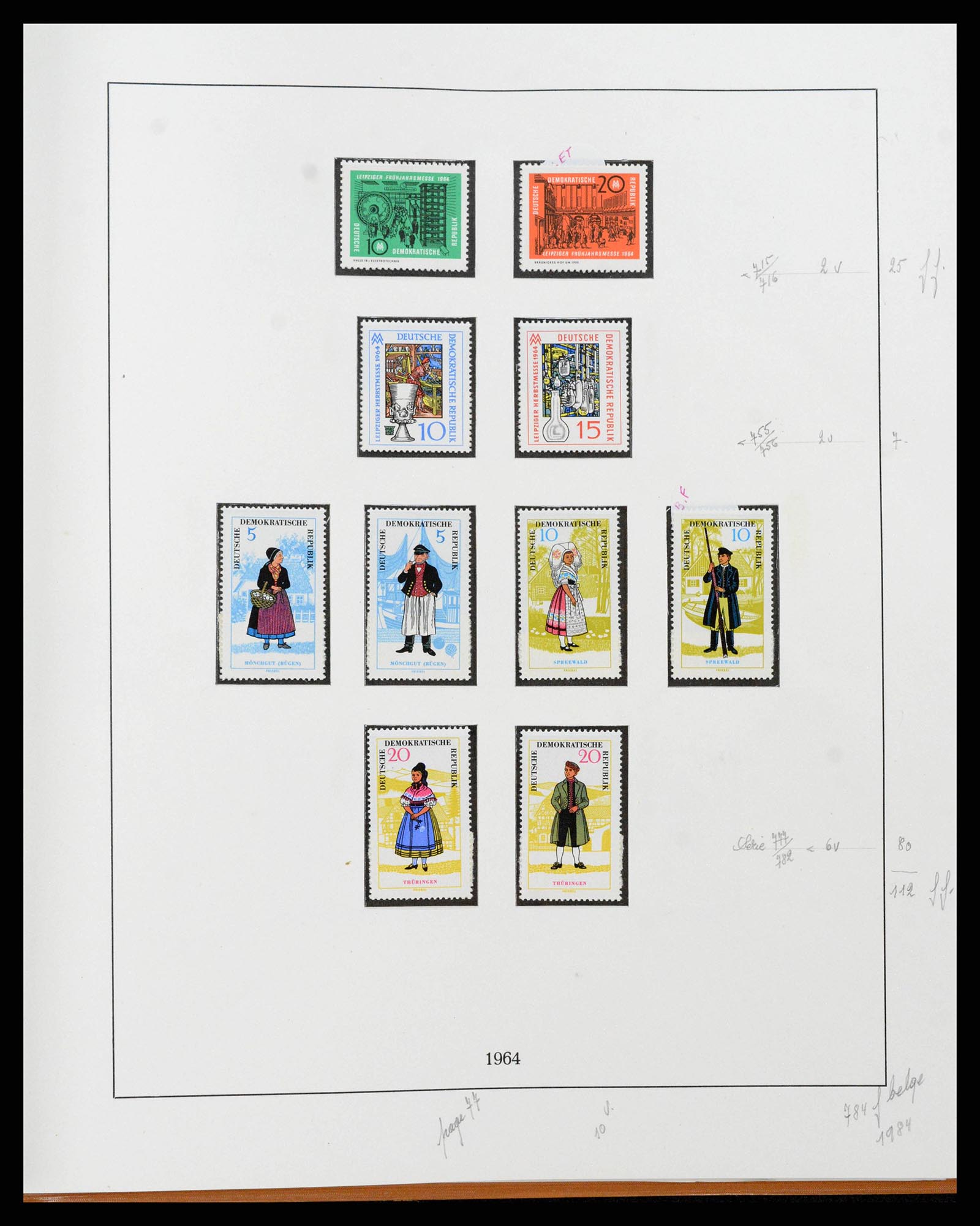 38678 0082 - Postzegelverzameling 38678 DDR 1949-1971.