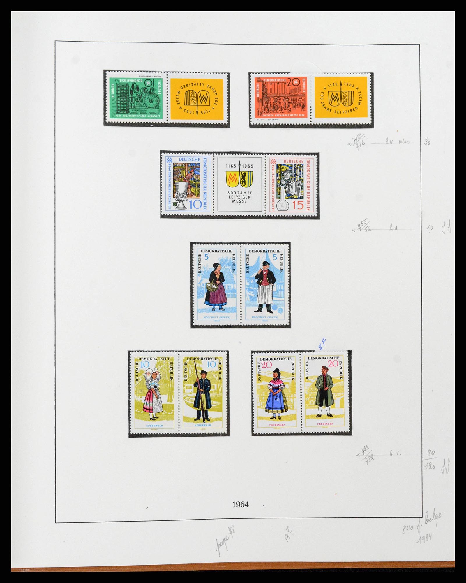 38678 0083 - Postzegelverzameling 38678 DDR 1949-1971.