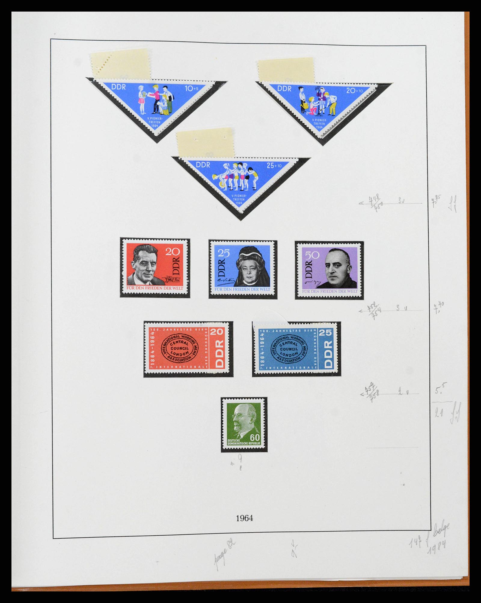 38678 0087 - Postzegelverzameling 38678 DDR 1949-1971.