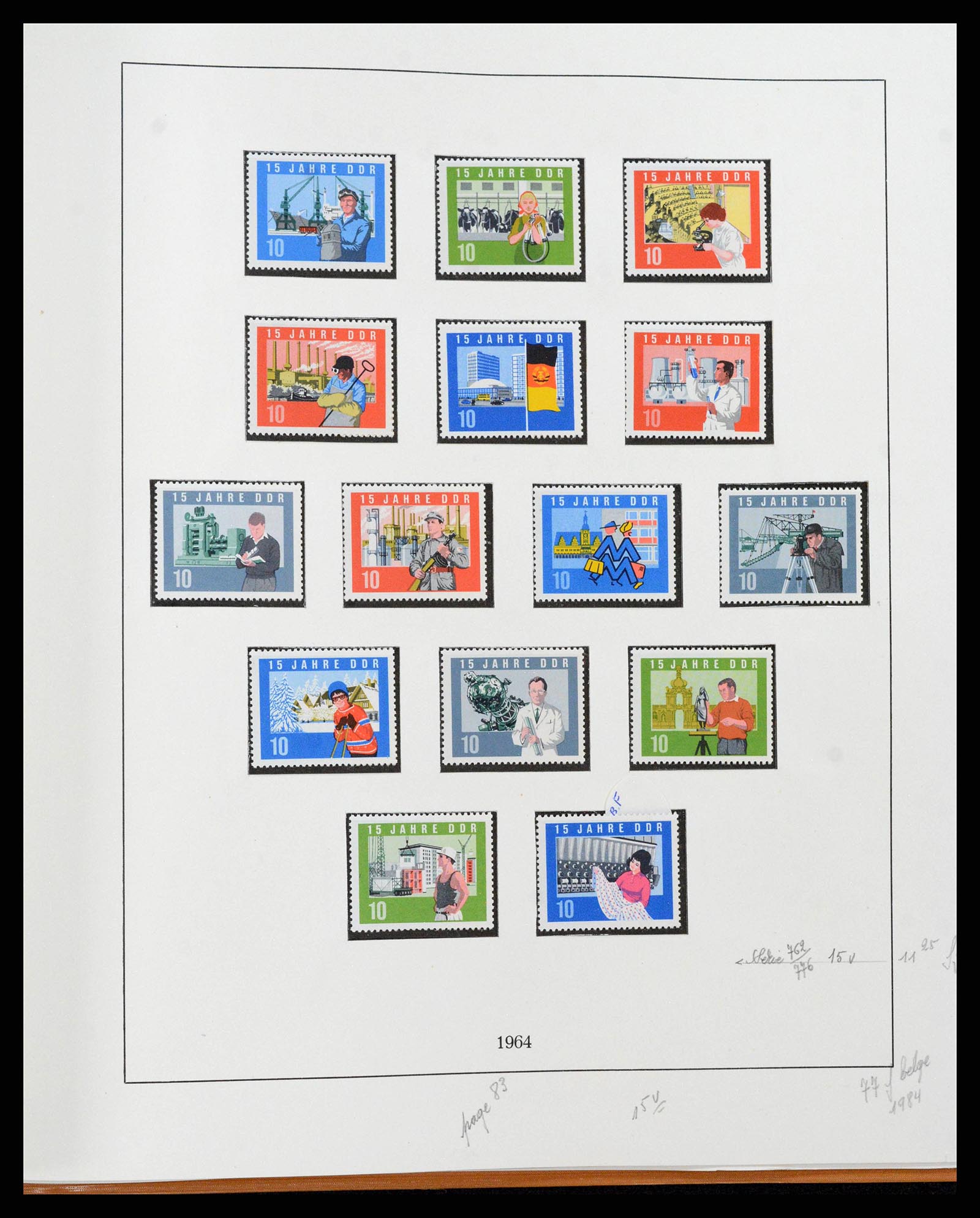 38678 0088 - Postzegelverzameling 38678 DDR 1949-1971.