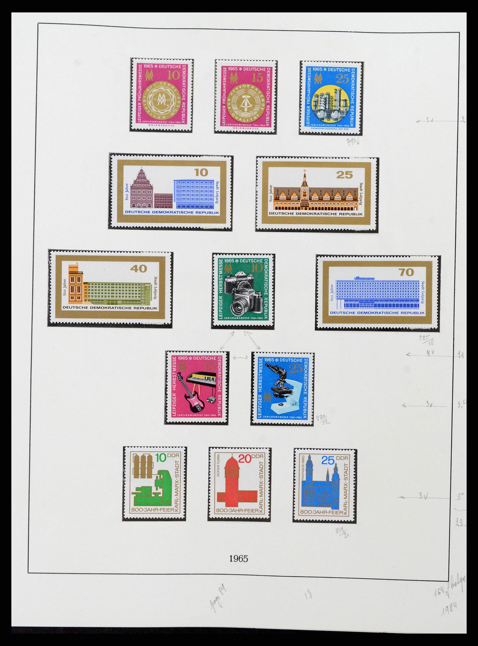 38678 0094 - Postzegelverzameling 38678 DDR 1949-1971.