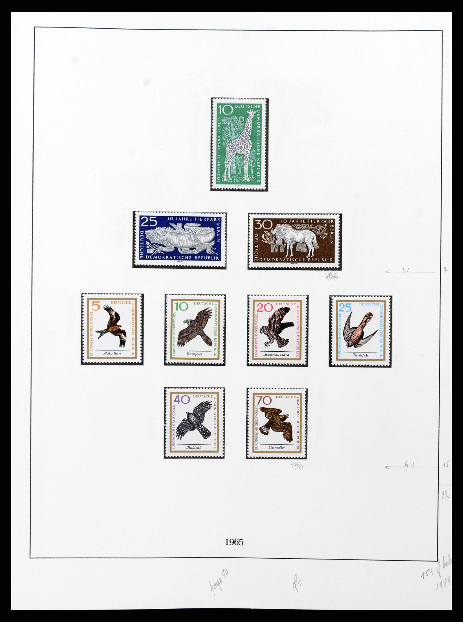 38678 0095 - Stamp collection 38678 GDR 1949-1971.