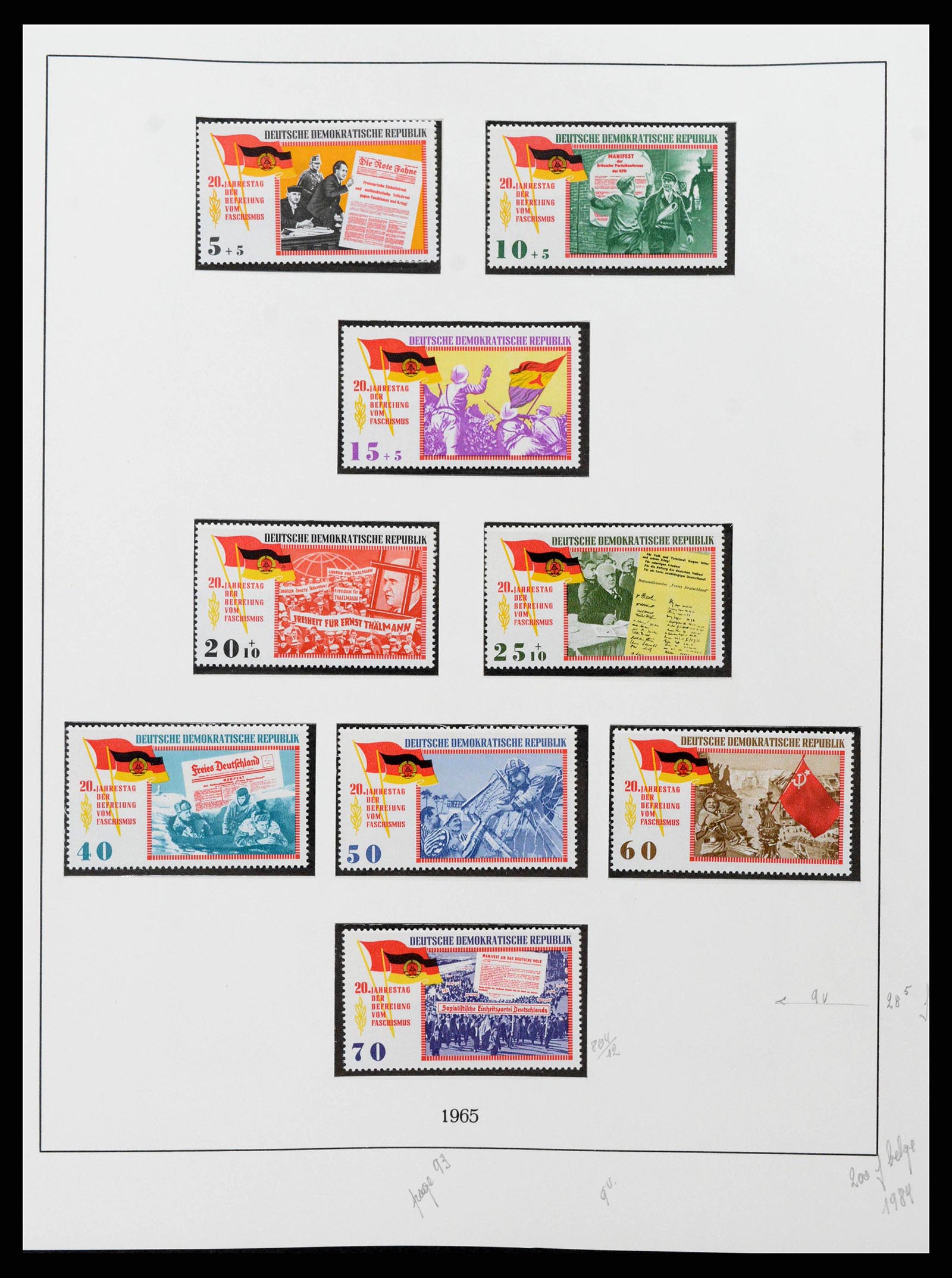 38678 0098 - Postzegelverzameling 38678 DDR 1949-1971.