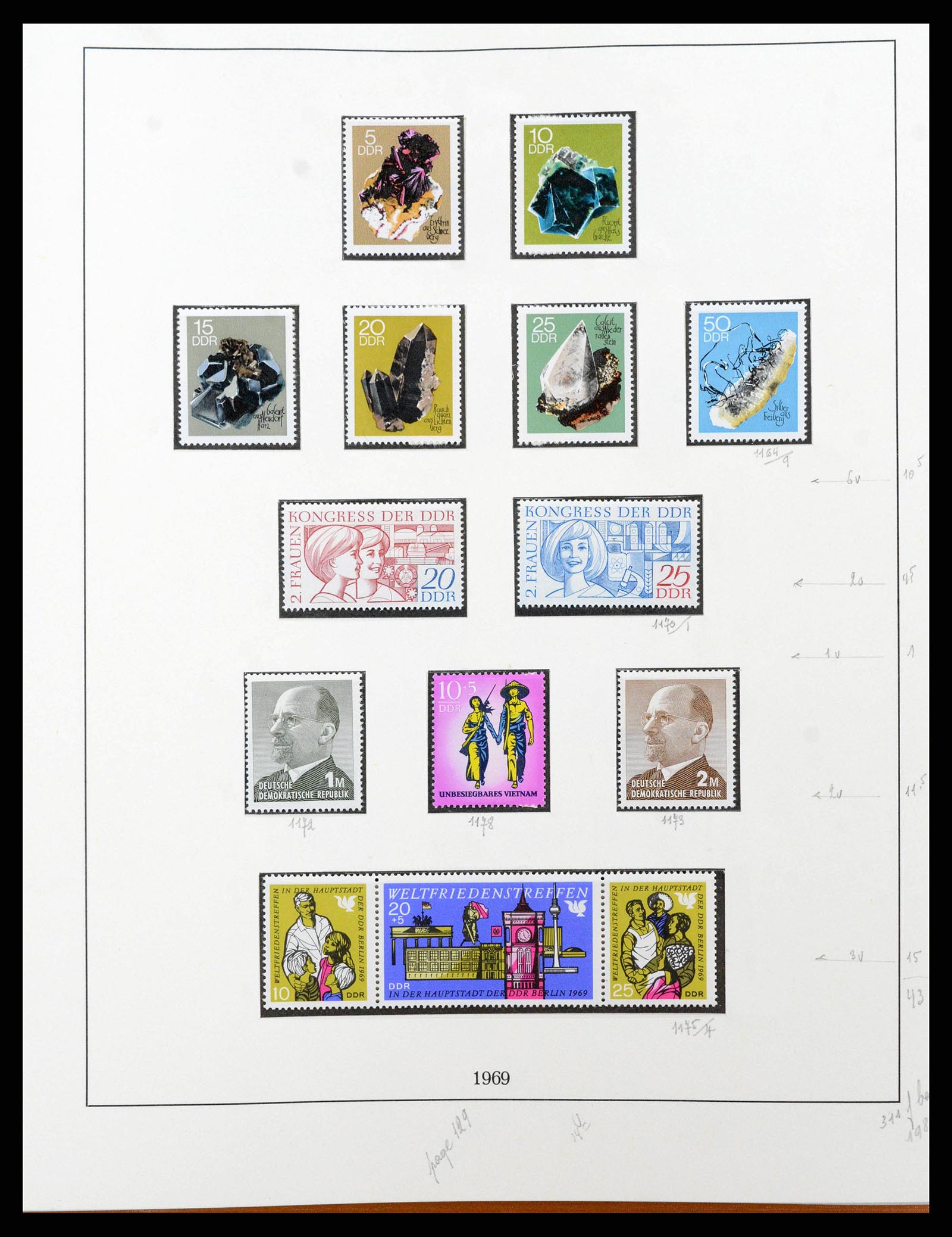38678 0134 - Stamp collection 38678 GDR 1949-1971.
