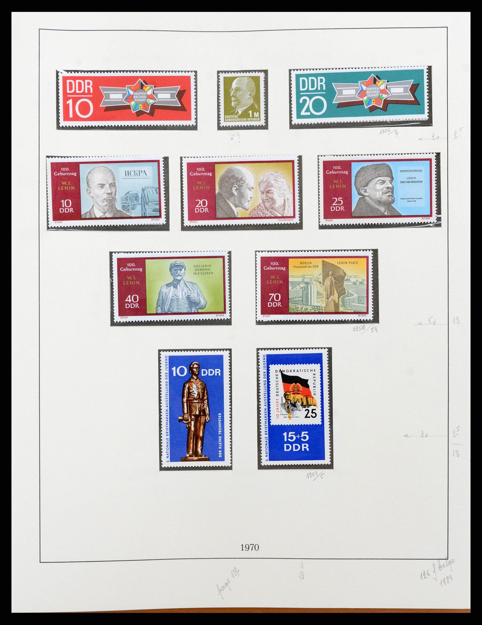 38678 0142 - Stamp collection 38678 GDR 1949-1971.