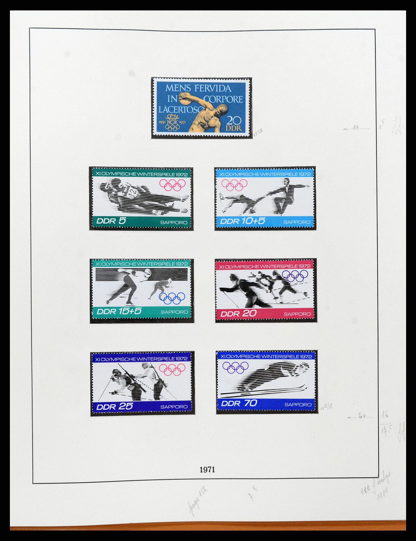 38678 0161 - Postzegelverzameling 38678 DDR 1949-1971.