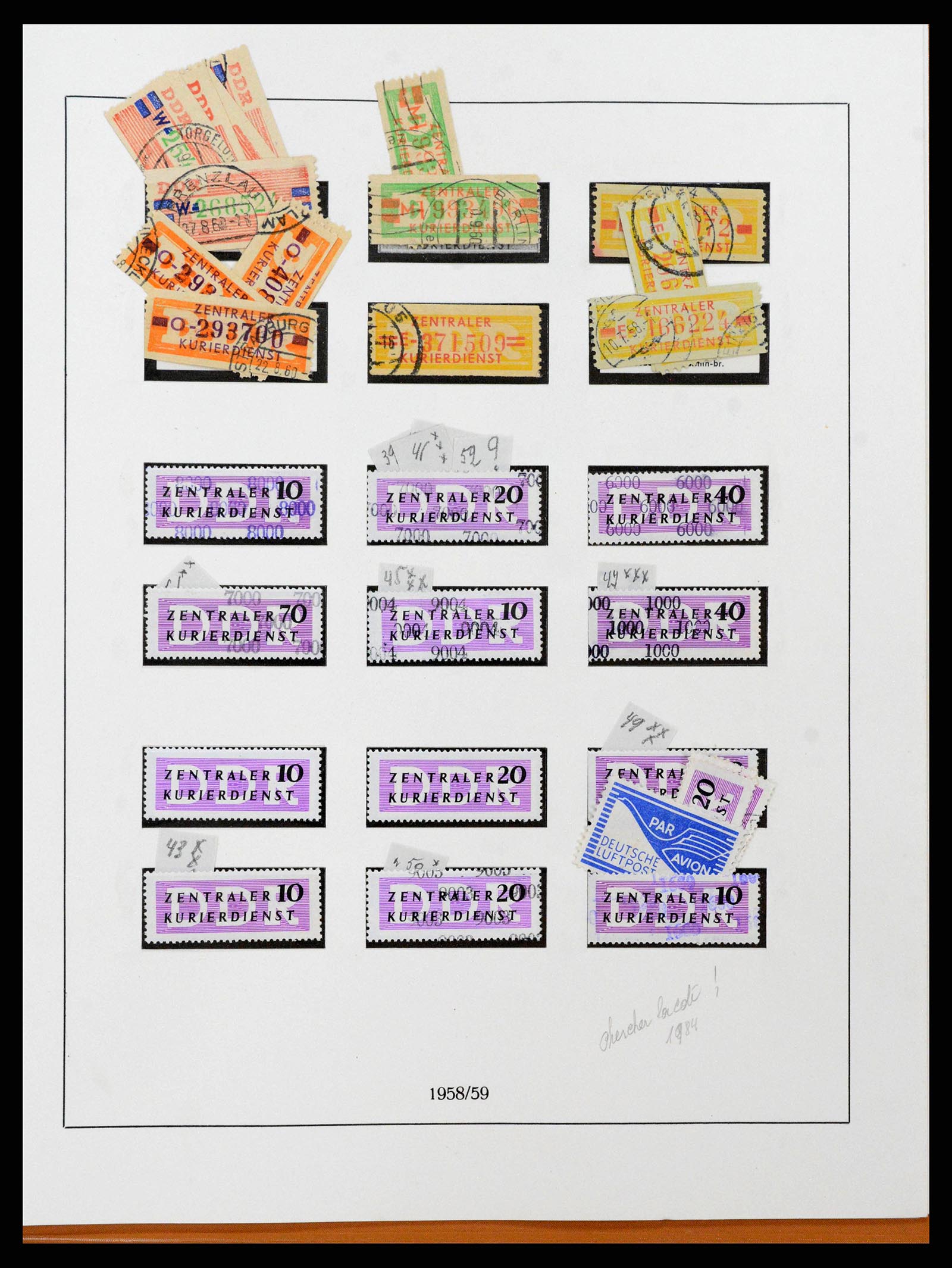 38678 0165 - Postzegelverzameling 38678 DDR 1949-1971.