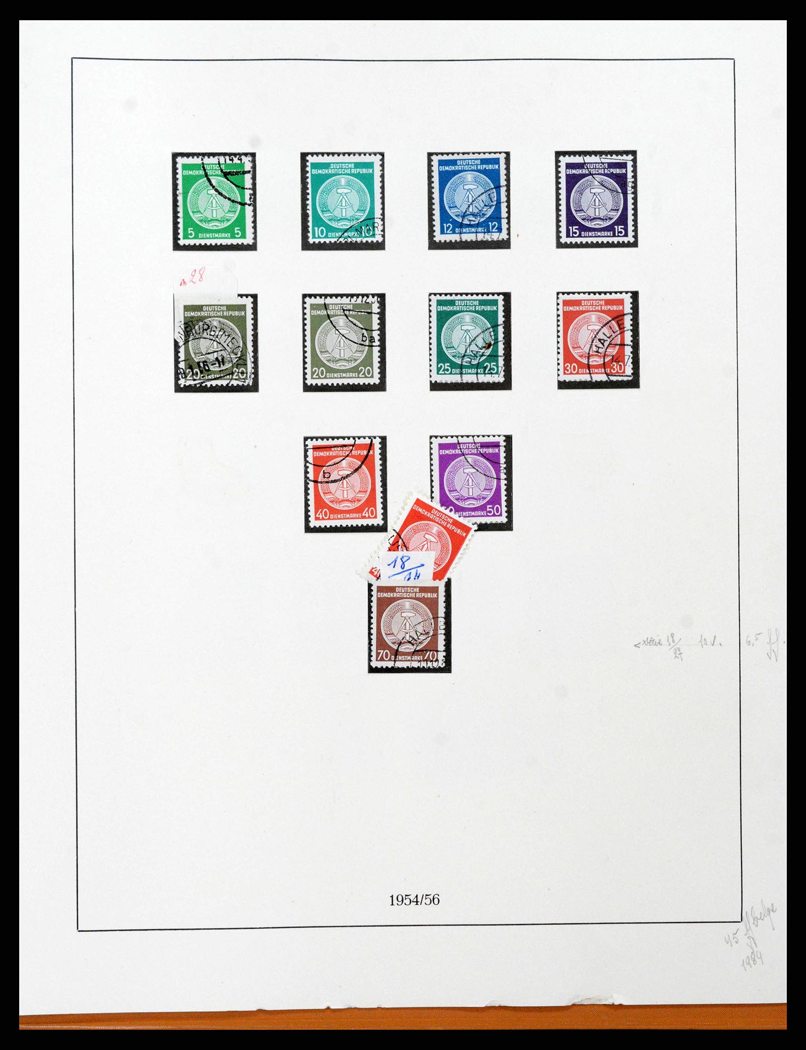 38678 0166 - Postzegelverzameling 38678 DDR 1949-1971.