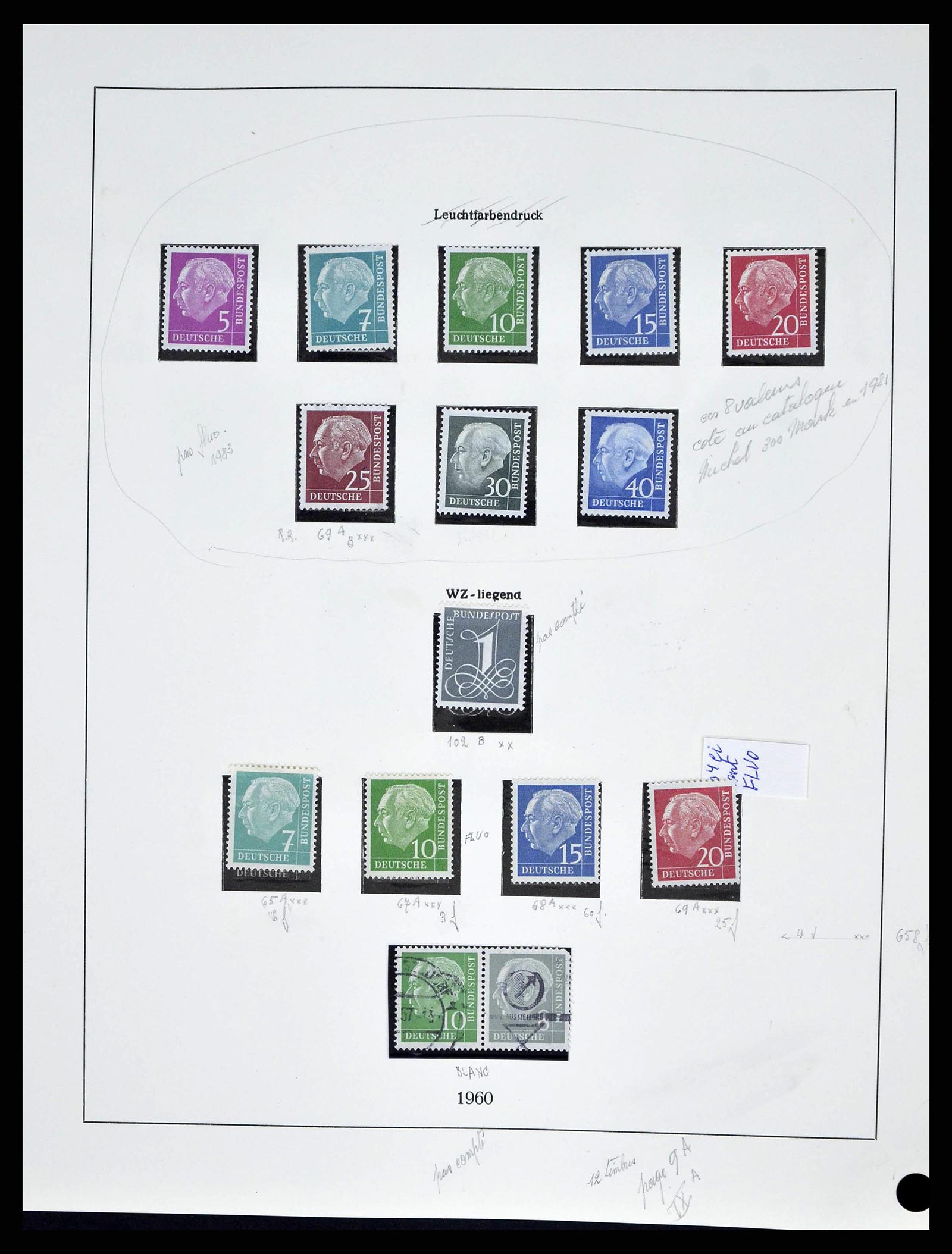 38679 0020 - Postzegelverzameling 38679 Bundespost compleet 1949-1973.