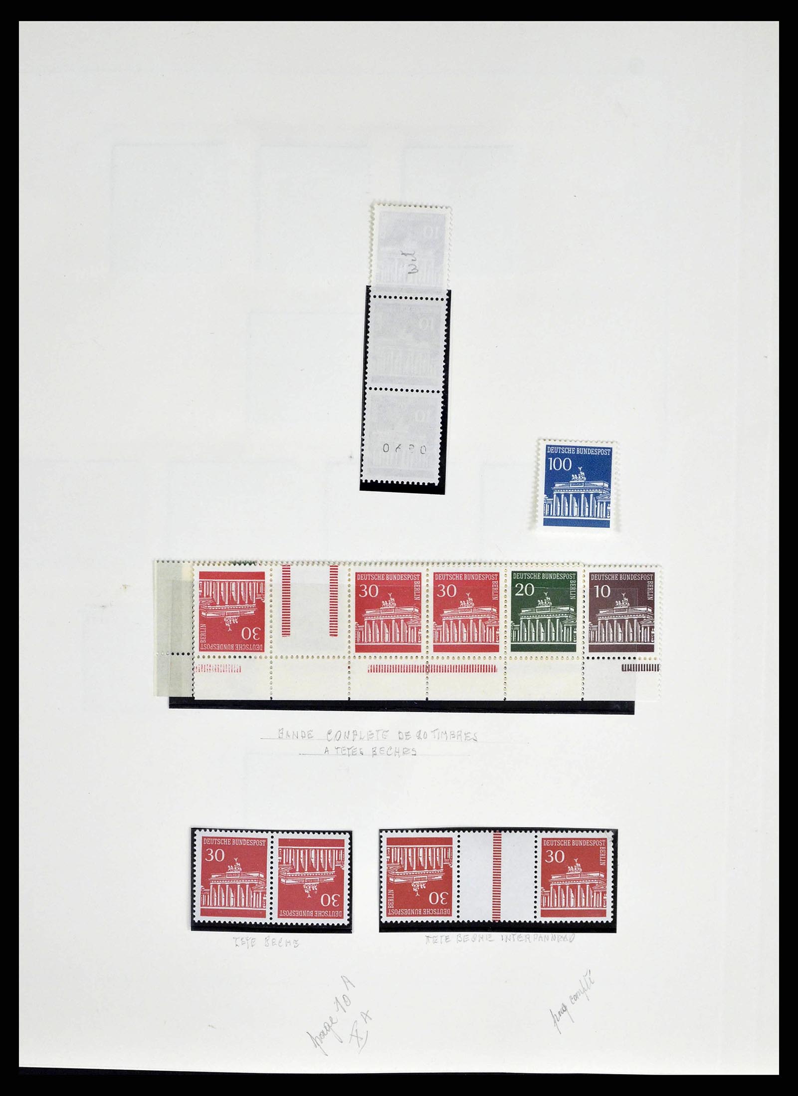 38679 0046 - Stamp collection 38679 Bundespost complete 1949-1973.