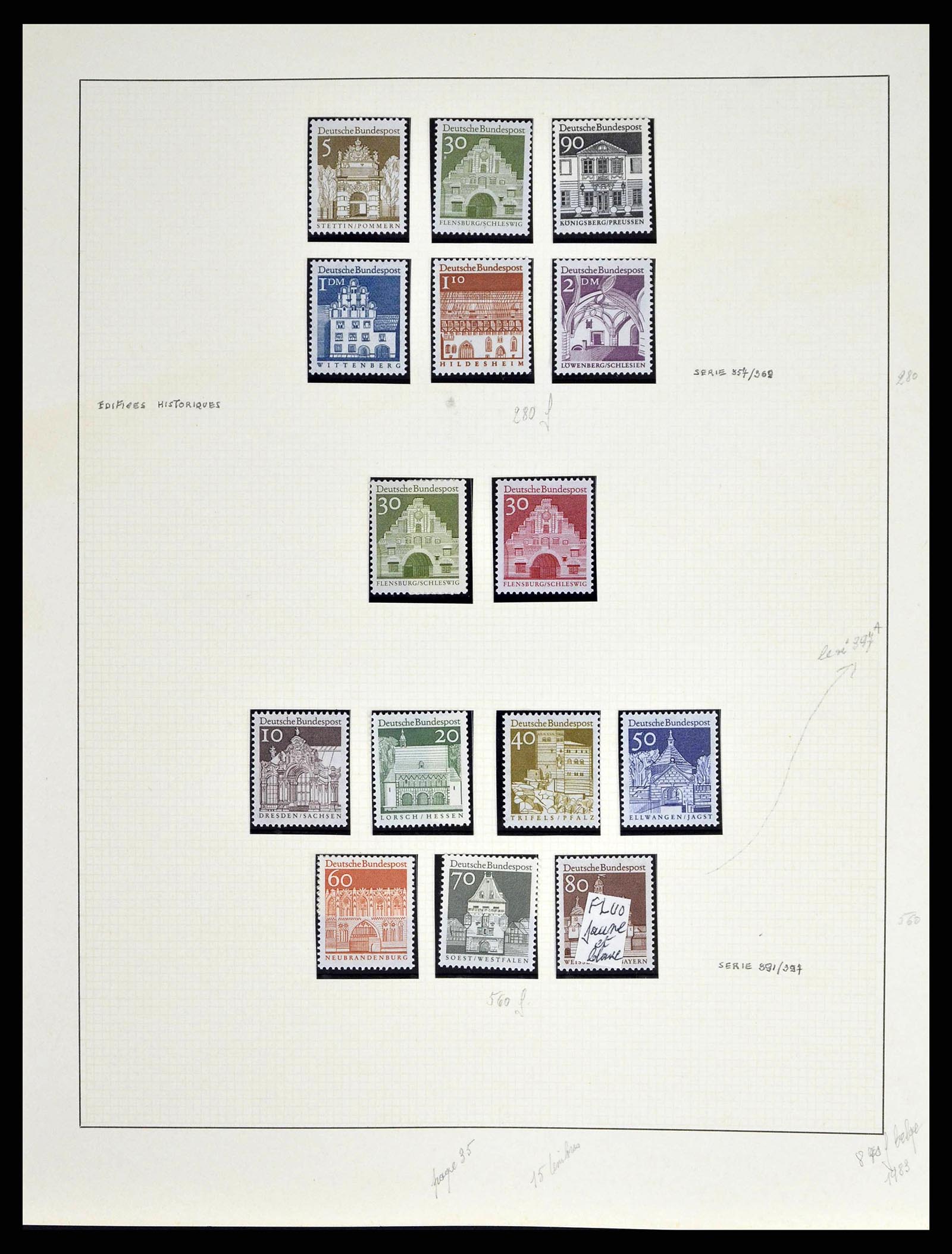 38679 0050 - Stamp collection 38679 Bundespost complete 1949-1973.