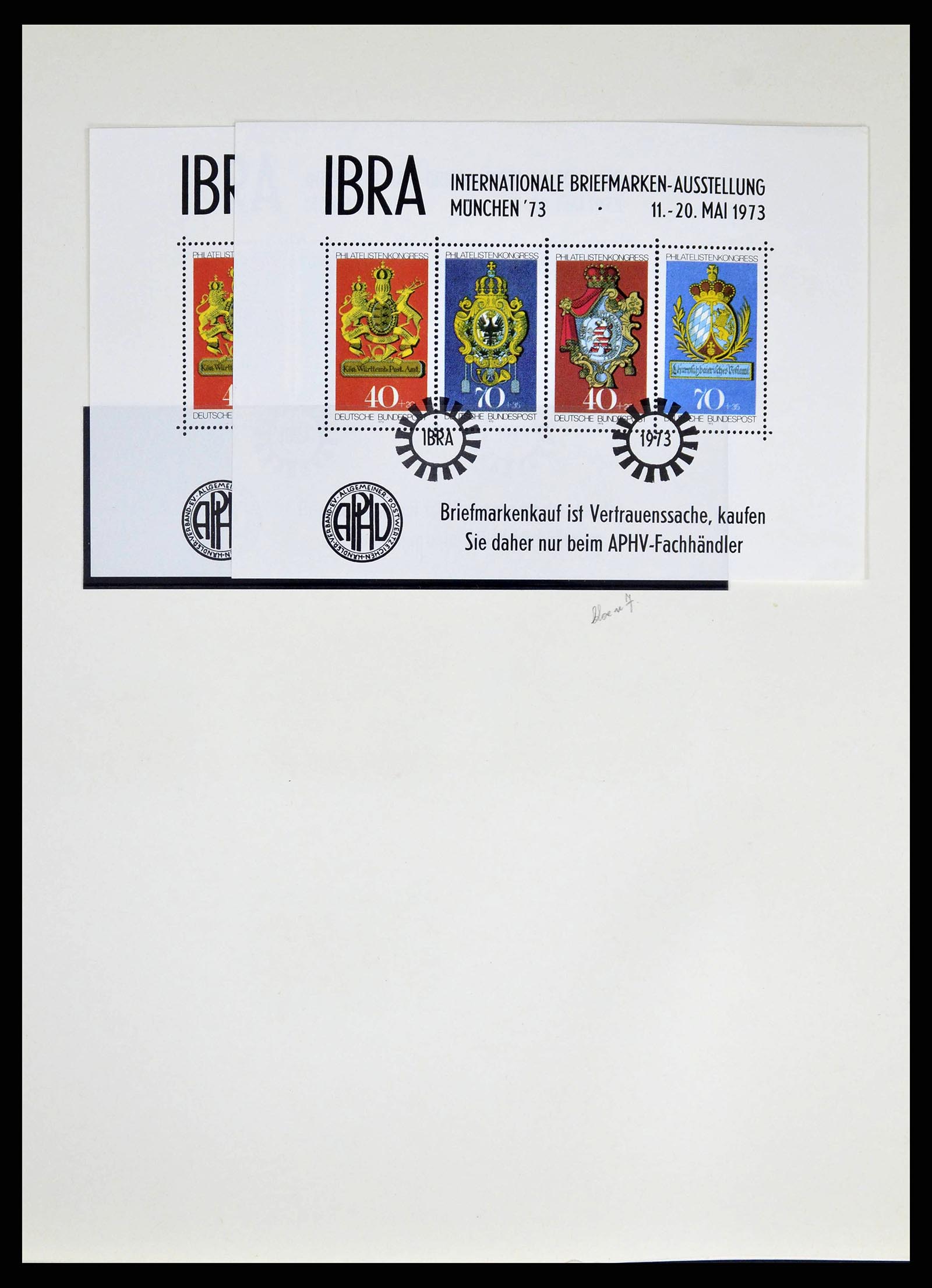 38679 0086 - Stamp collection 38679 Bundespost complete 1949-1973.