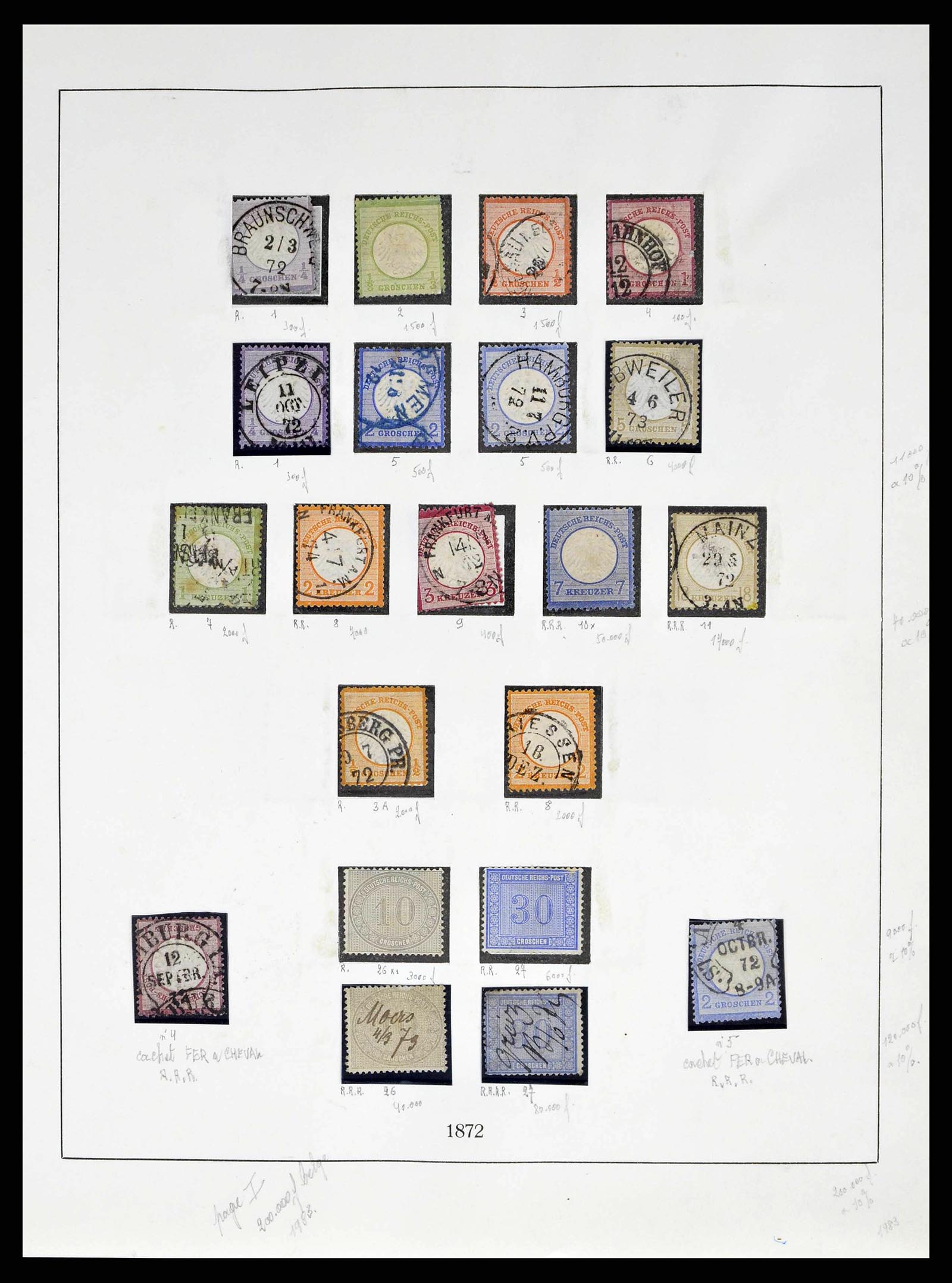 38680 0001 - Stamp collection 38680 German Reich 1872-1945.