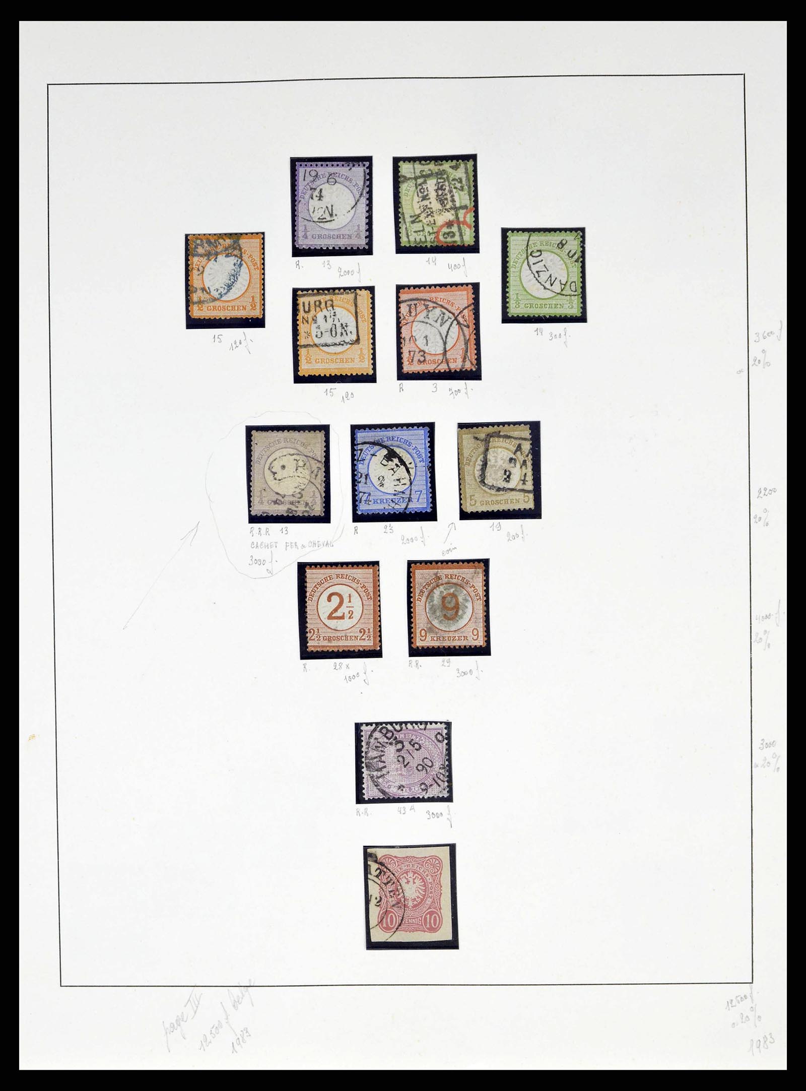 38680 0003 - Stamp collection 38680 German Reich 1872-1945.