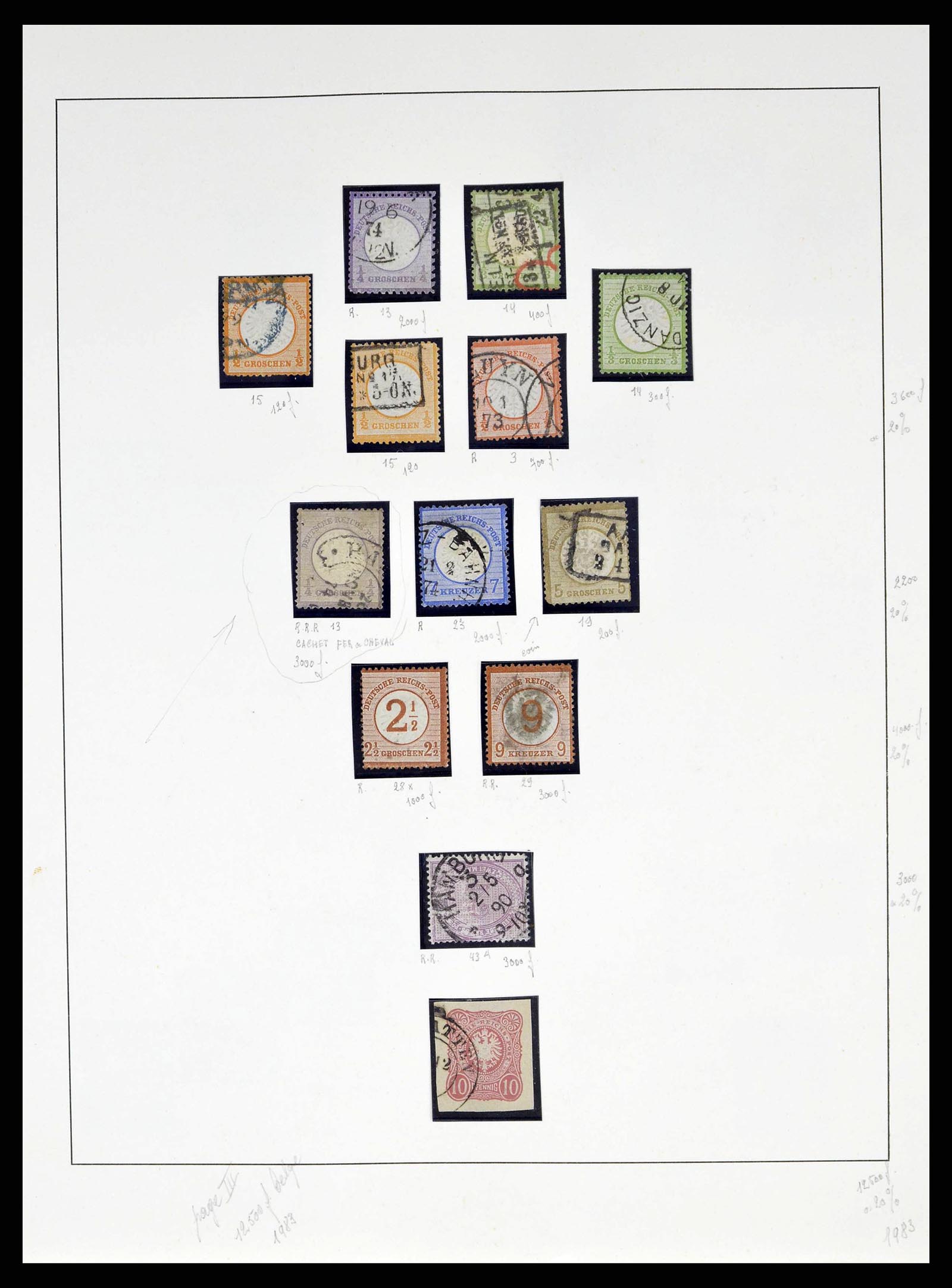 38680 0003 - Postzegelverzameling 38680 Duitse Rijk 1872-1945.
