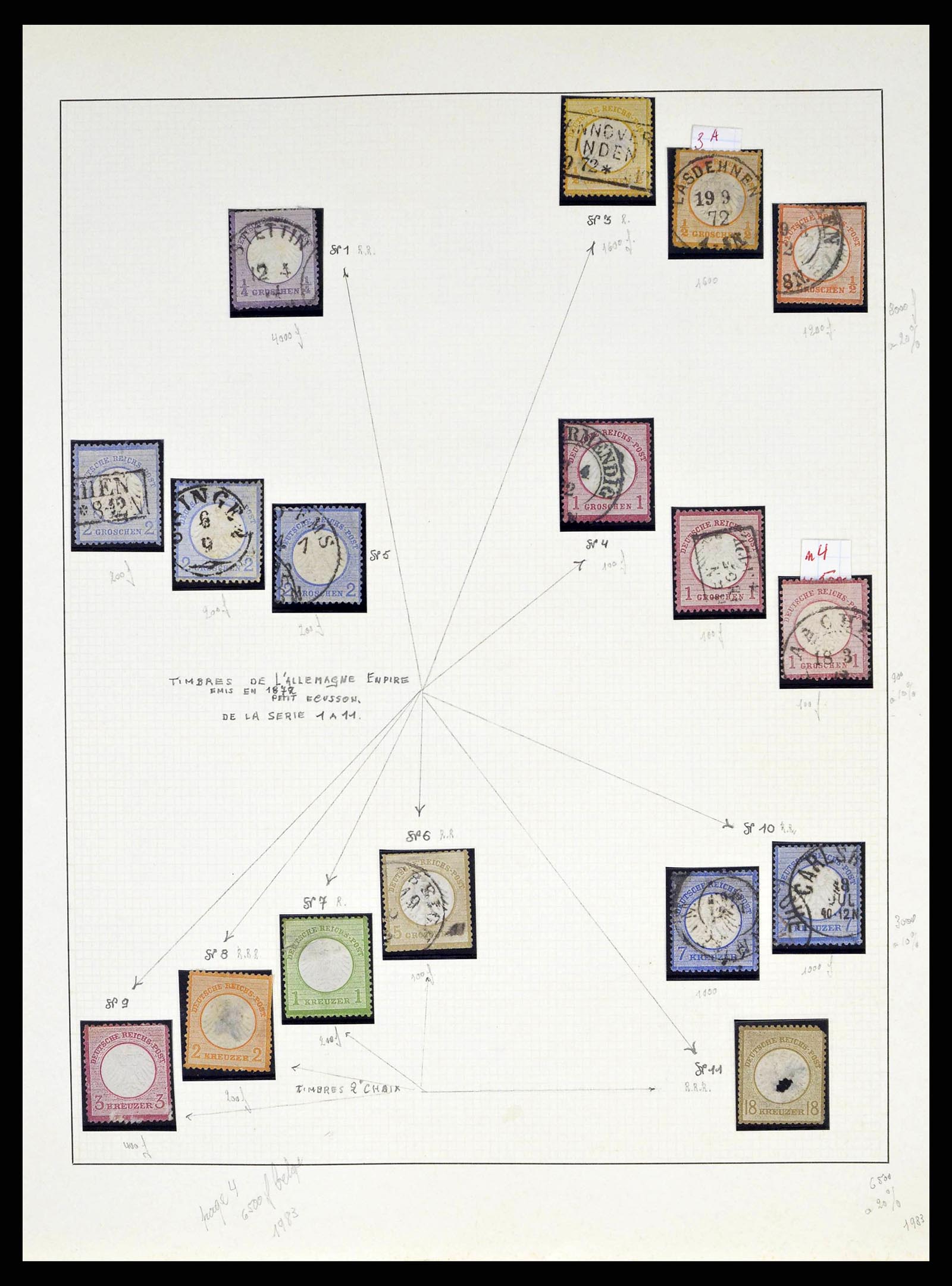 38680 0004 - Stamp collection 38680 German Reich 1872-1945.