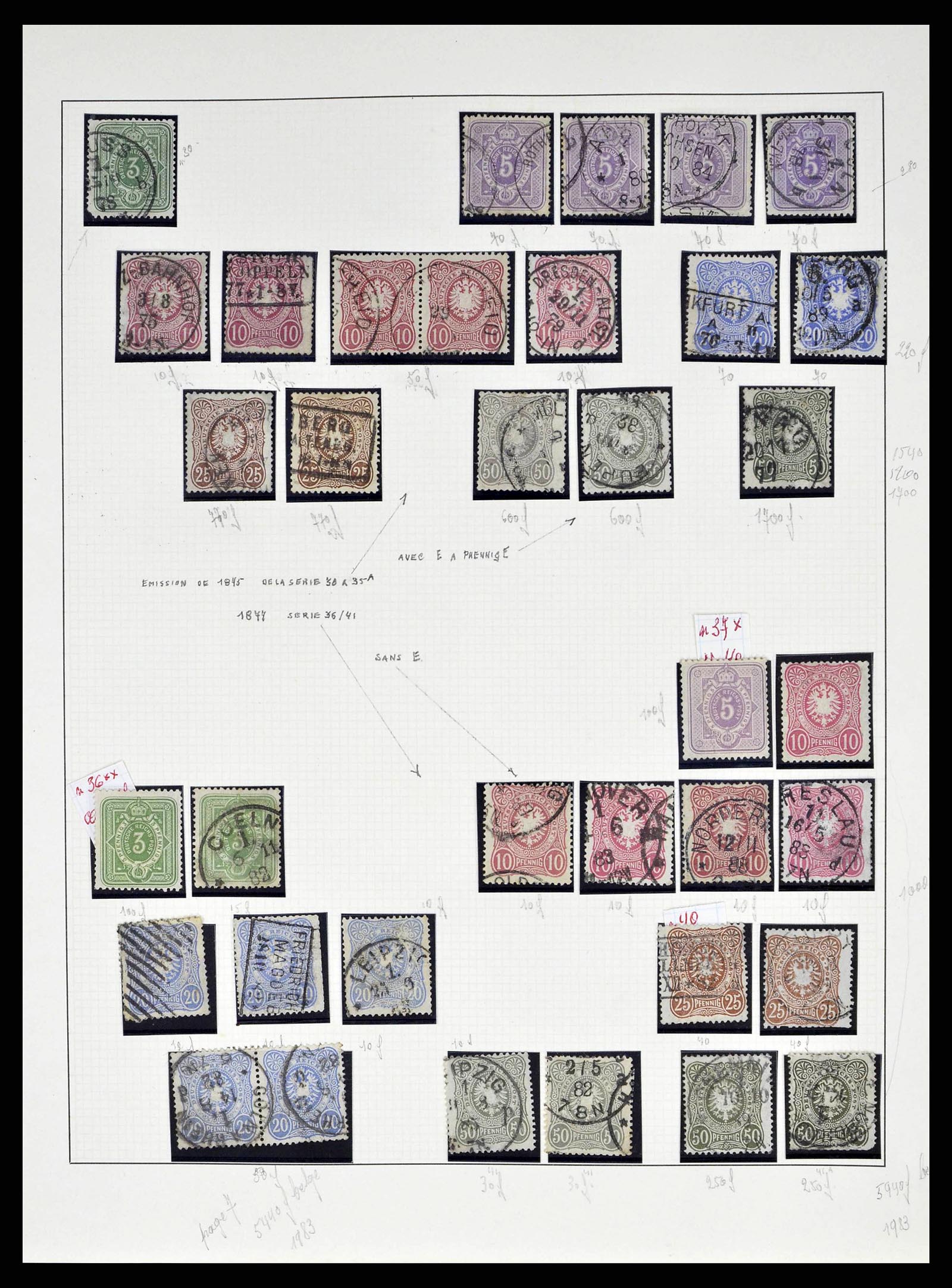 38680 0007 - Stamp collection 38680 German Reich 1872-1945.