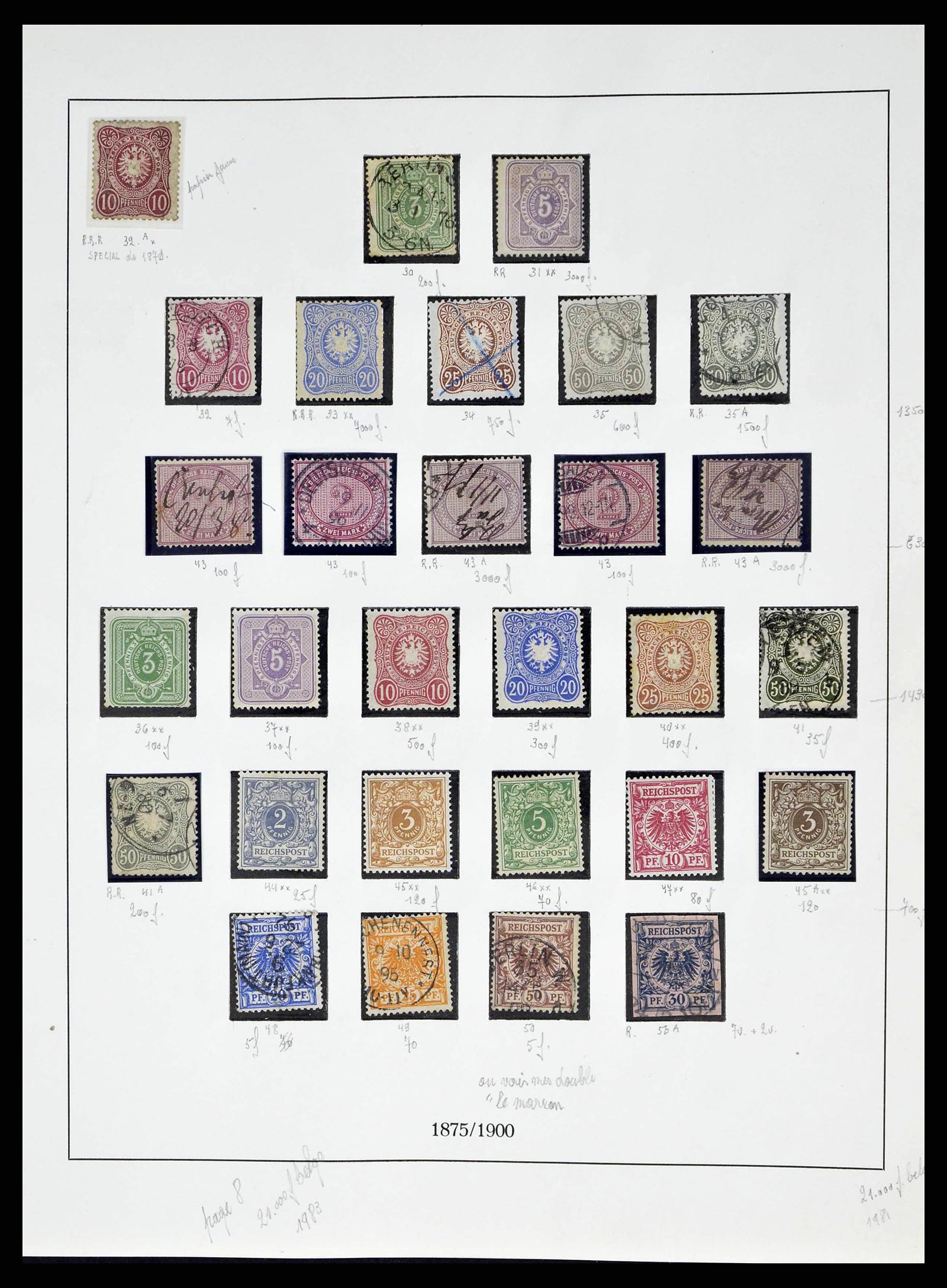 38680 0008 - Stamp collection 38680 German Reich 1872-1945.