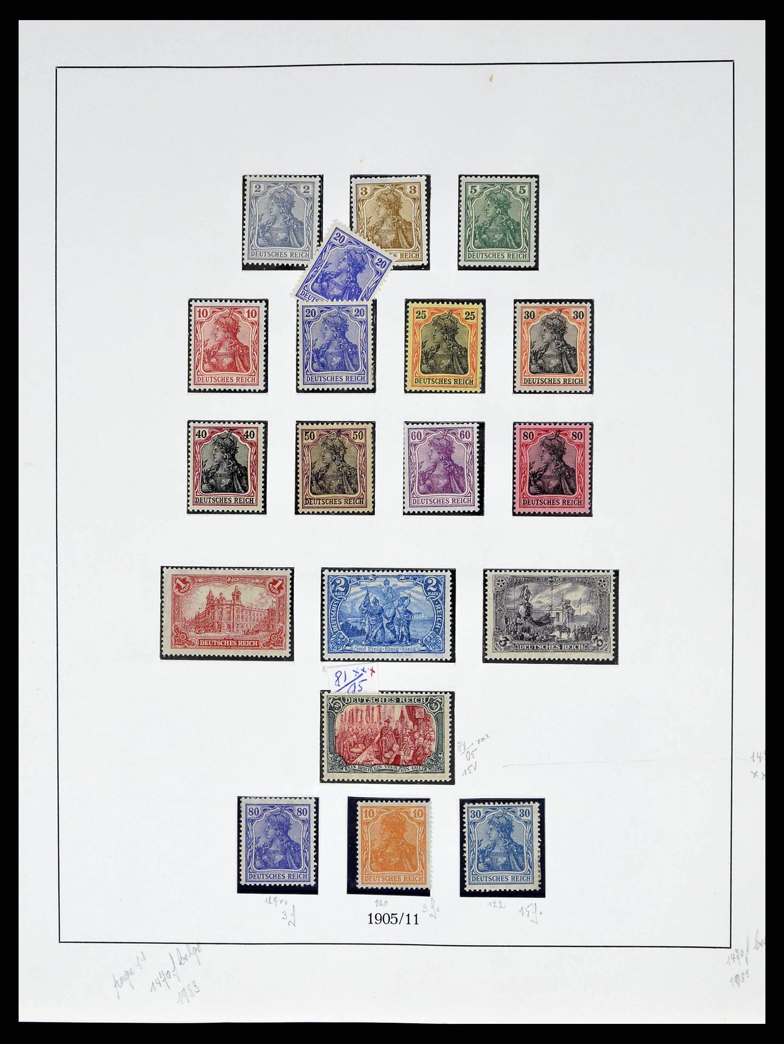 38680 0011 - Postzegelverzameling 38680 Duitse Rijk 1872-1945.