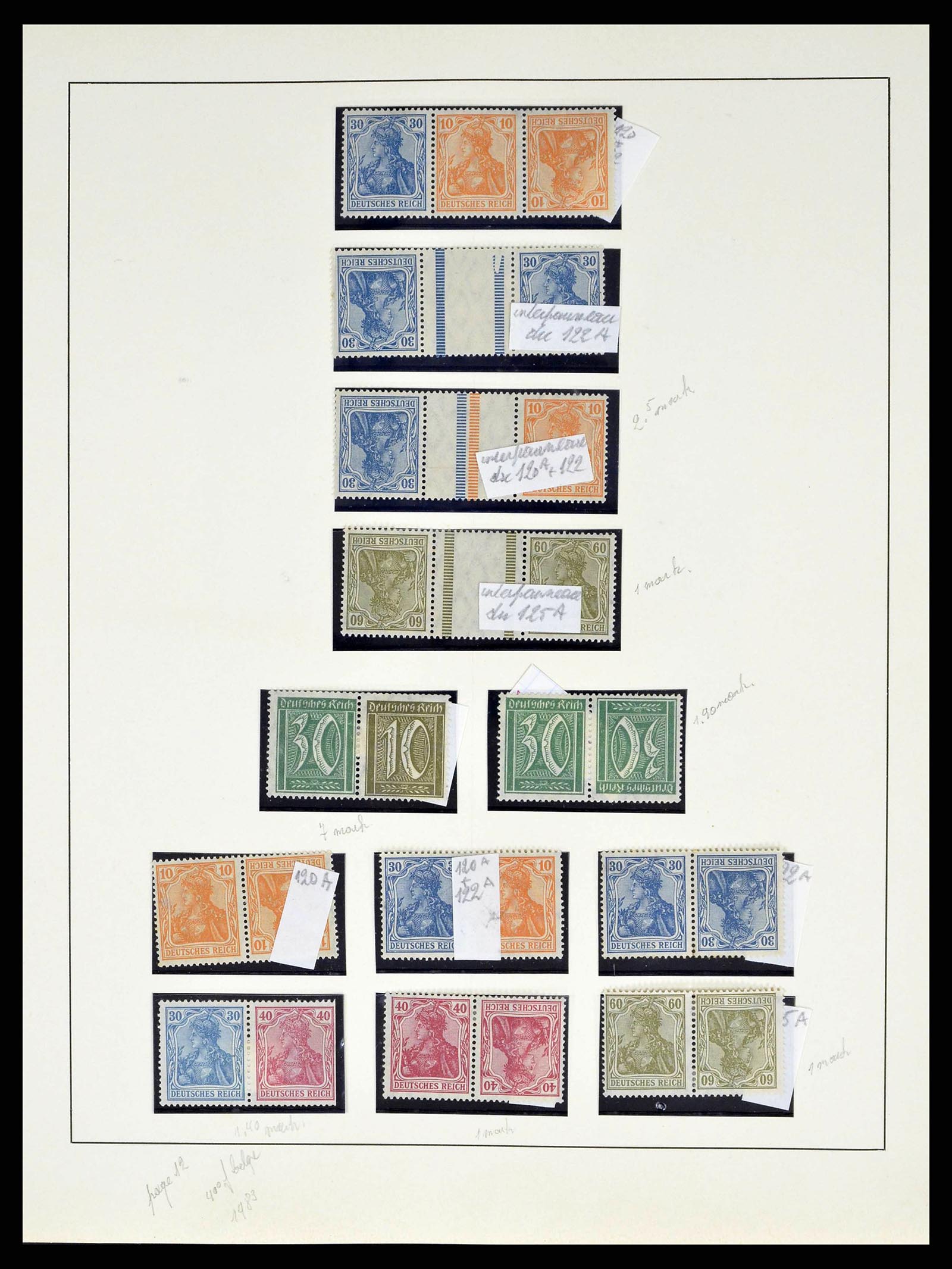 38680 0013 - Stamp collection 38680 German Reich 1872-1945.