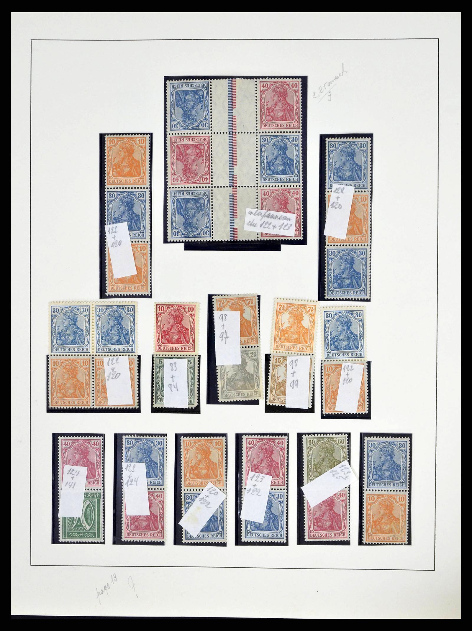 38680 0014 - Stamp collection 38680 German Reich 1872-1945.