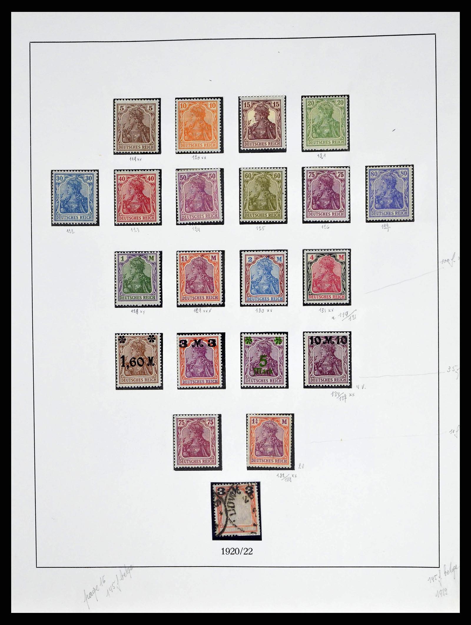 38680 0017 - Postzegelverzameling 38680 Duitse Rijk 1872-1945.