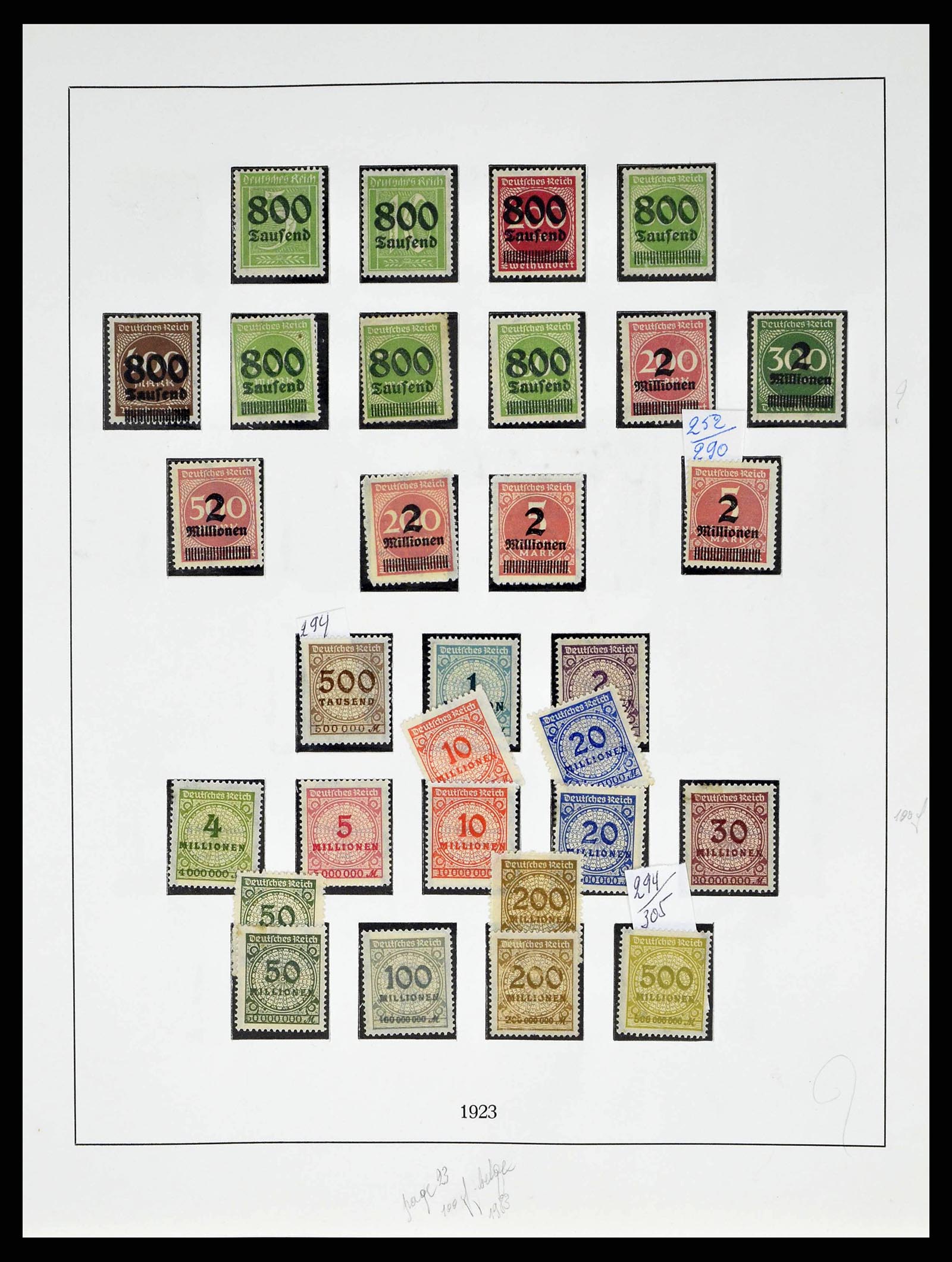 38680 0026 - Stamp collection 38680 German Reich 1872-1945.