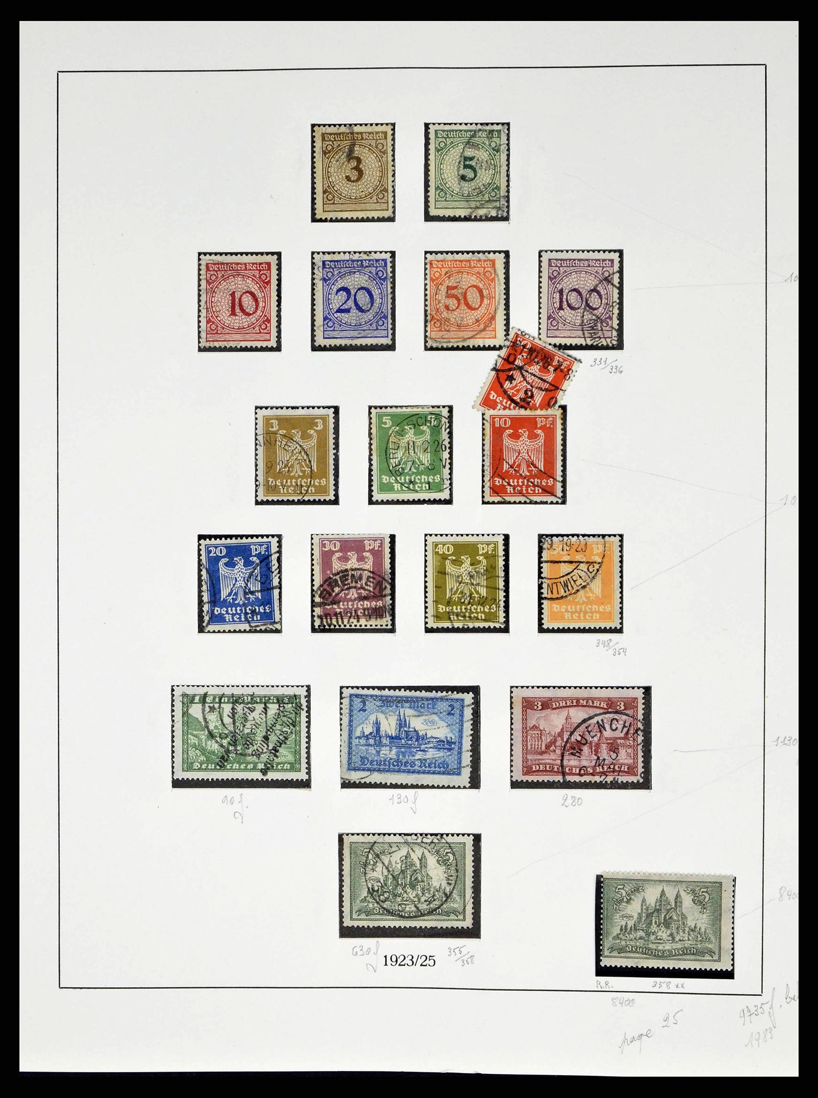 38680 0029 - Stamp collection 38680 German Reich 1872-1945.