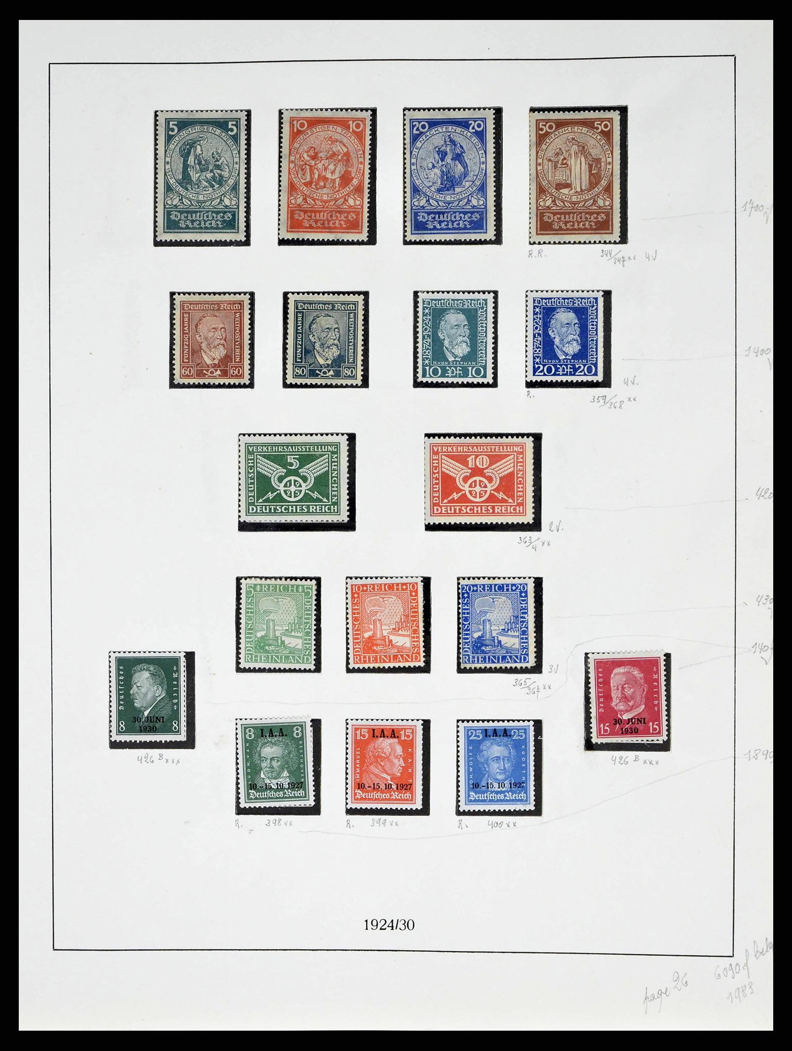 38680 0030 - Postzegelverzameling 38680 Duitse Rijk 1872-1945.