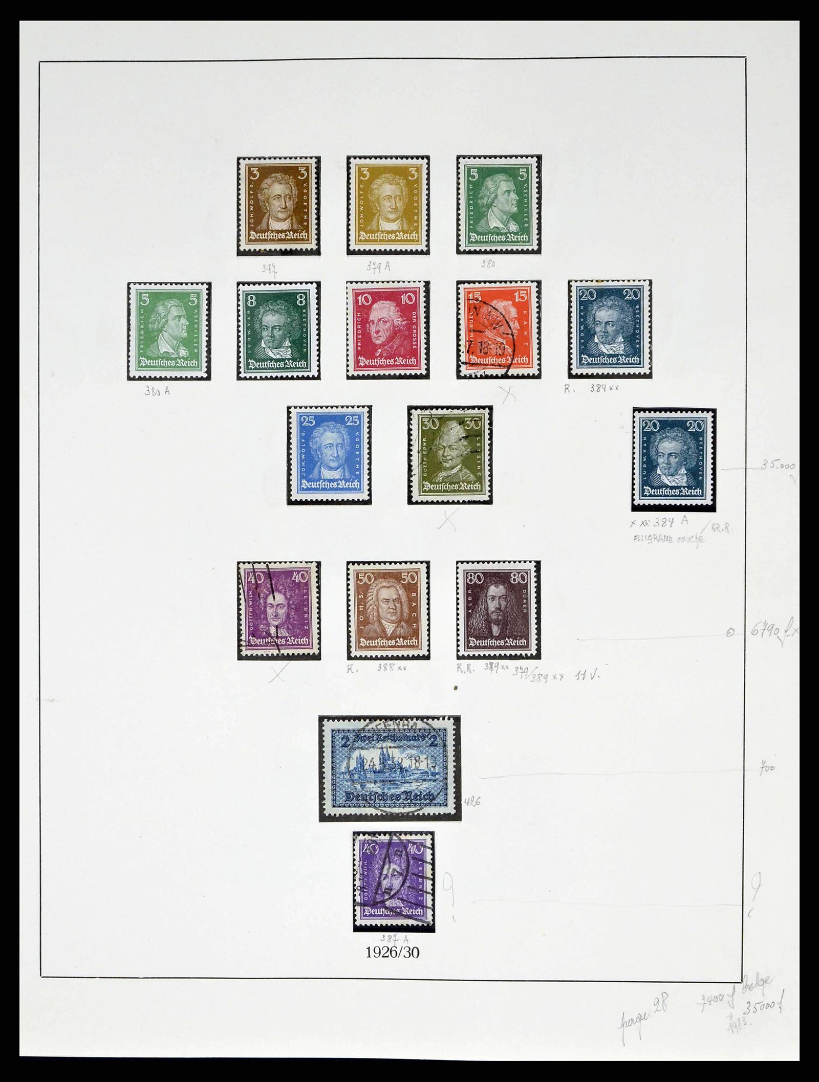 38680 0032 - Stamp collection 38680 German Reich 1872-1945.