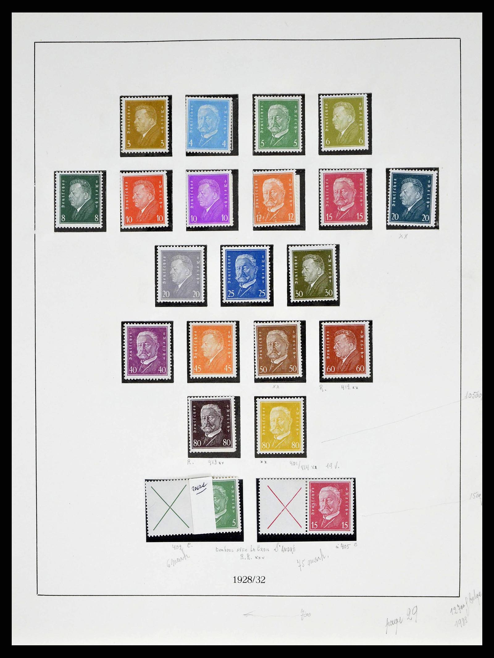 38680 0034 - Stamp collection 38680 German Reich 1872-1945.