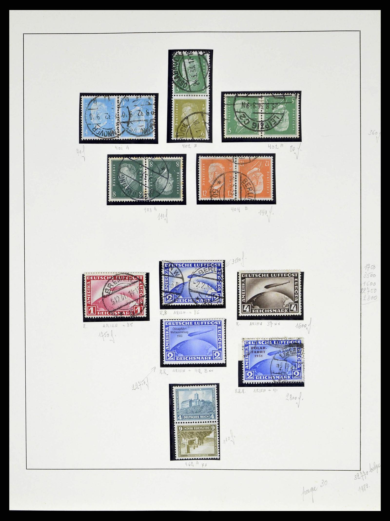 38680 0035 - Stamp collection 38680 German Reich 1872-1945.