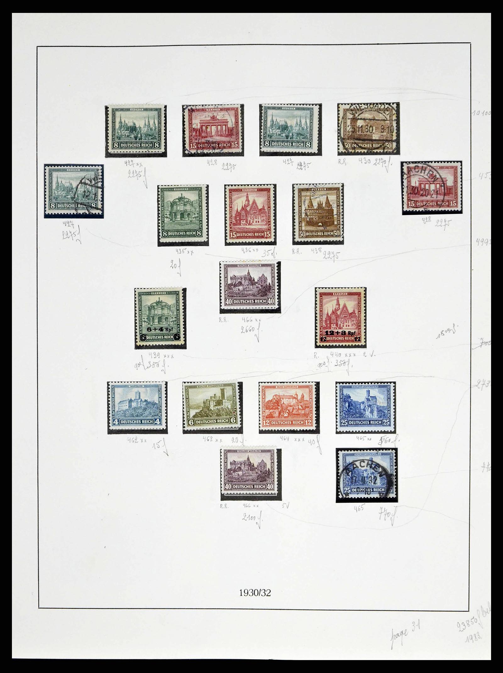 38680 0036 - Stamp collection 38680 German Reich 1872-1945.