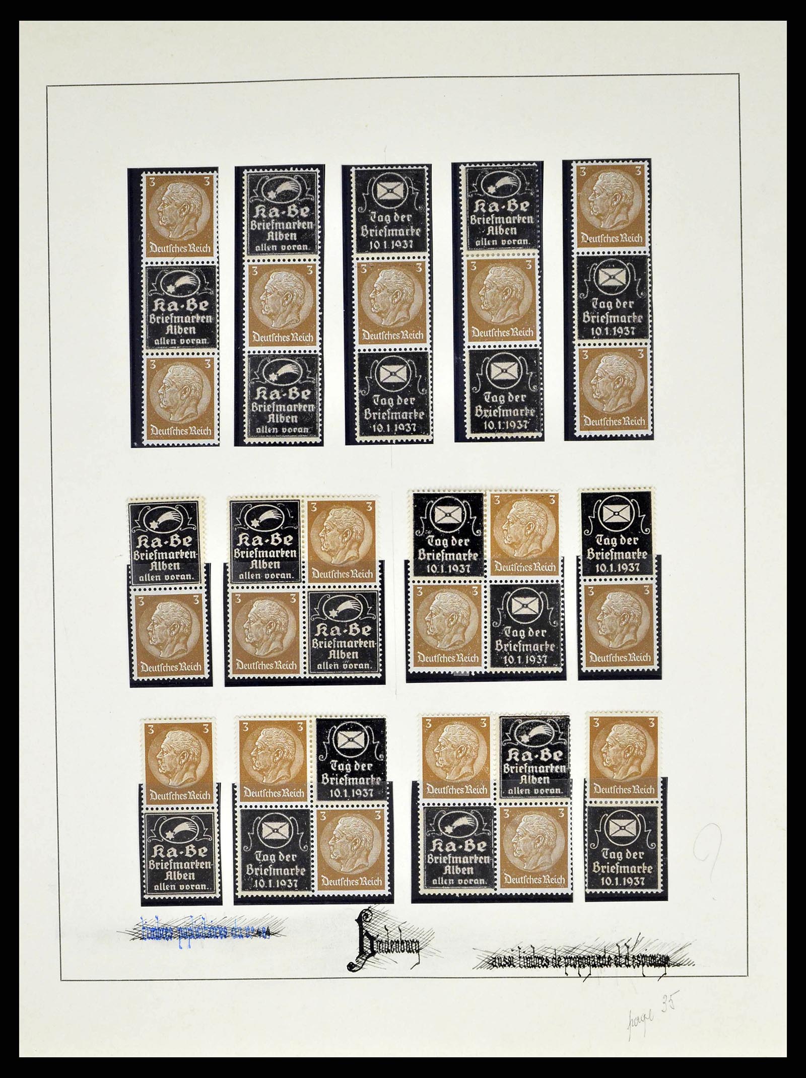 38680 0040 - Stamp collection 38680 German Reich 1872-1945.